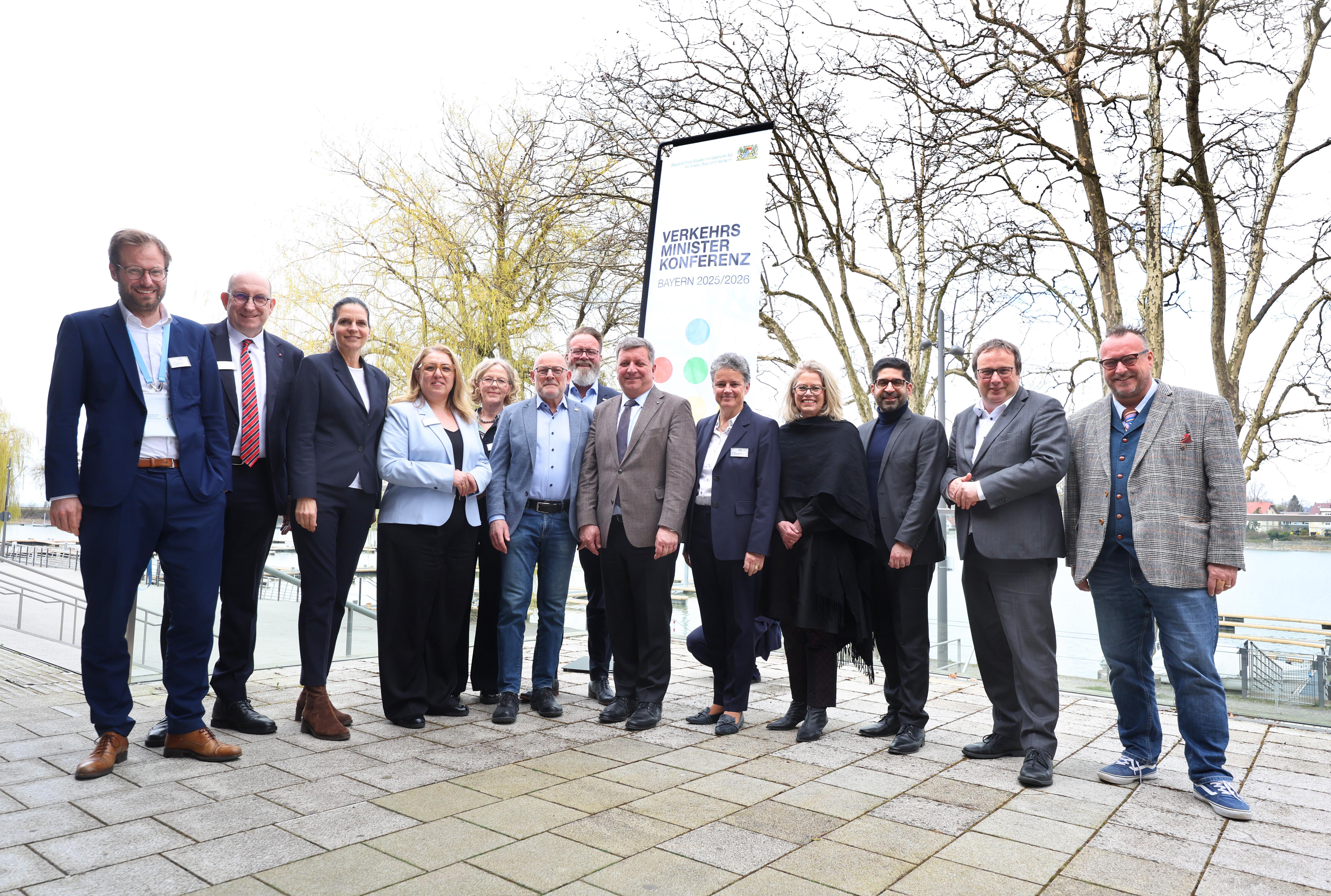Die Verkehrsminister aus ganz Deutschland beraten in Lindau am Bodensee. 
