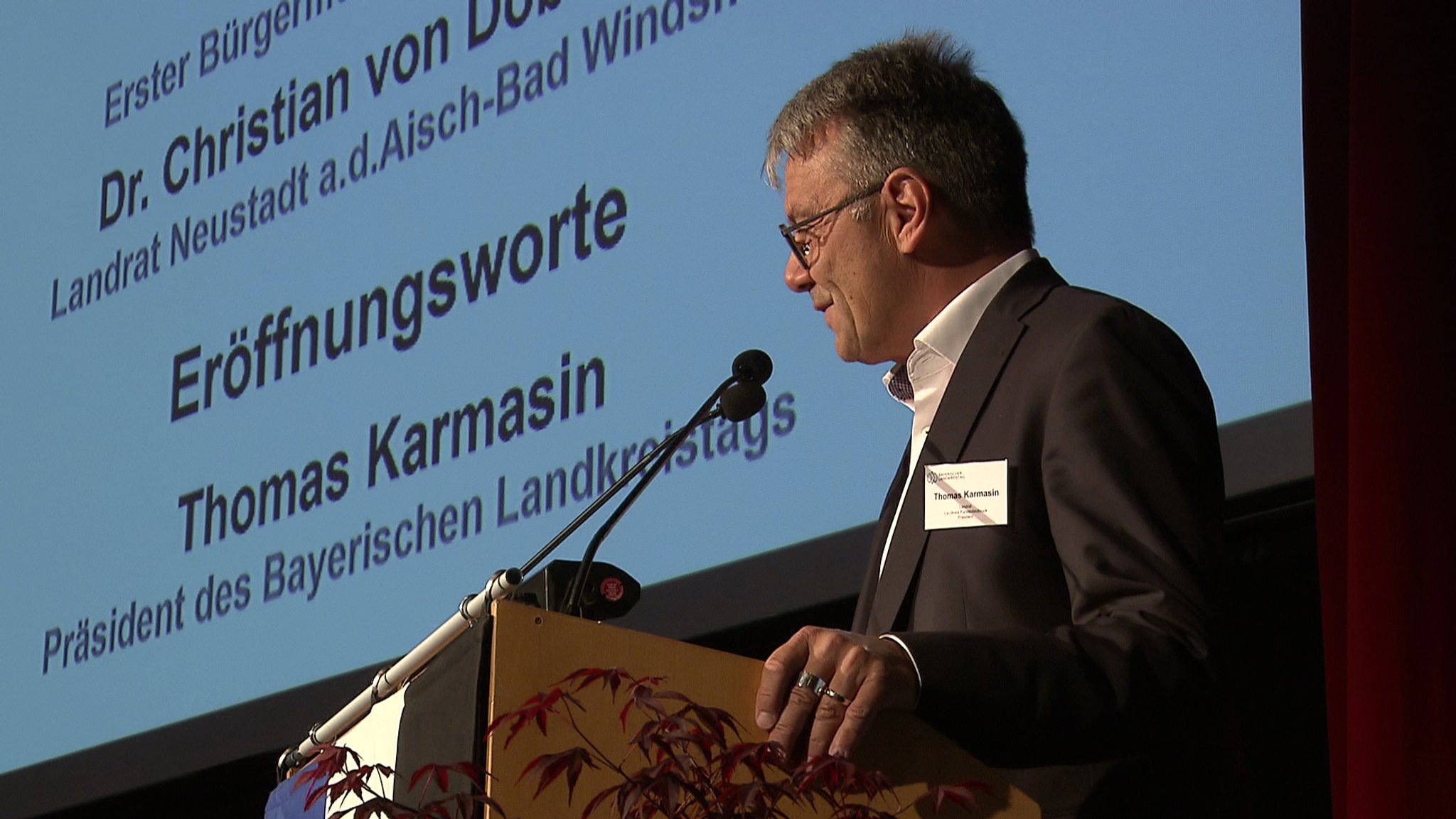 Landkreistagspräsident Thomas Karmasin | Bild: BR24 Landkreistagspräsident Thomas Karmasin