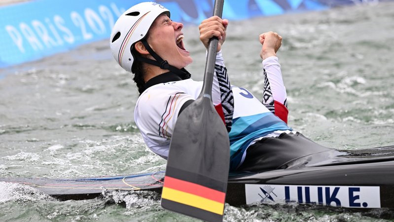 Elena Lilik Olympia Silber LAuf | Bild: picture alliance/dpa | Sebastian Kahnert Elena Lilik Olympia Silber LAuf