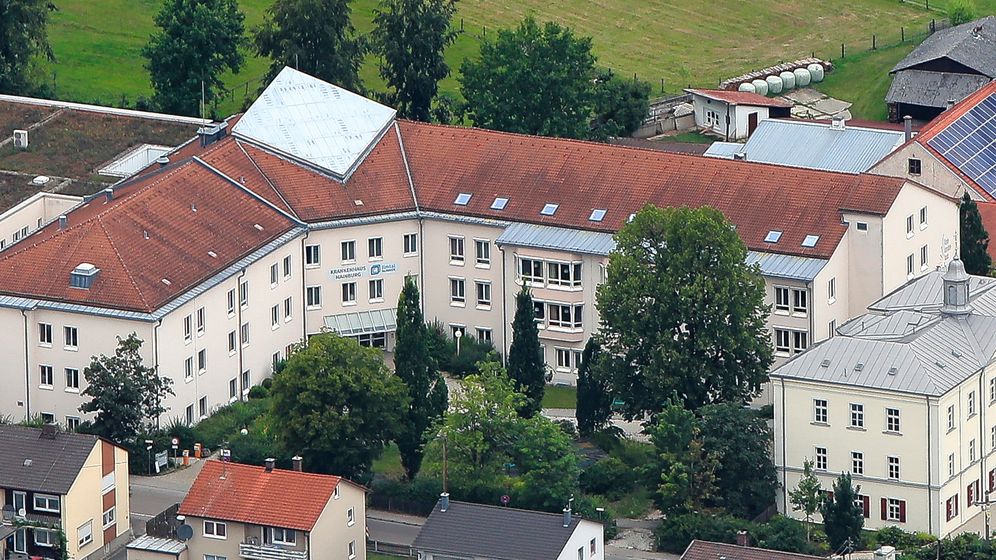 Luftaufnahme vom Ilmtalklinik-Krankenhaus in Mainburg. | Bild:Landratsamt Kelheim