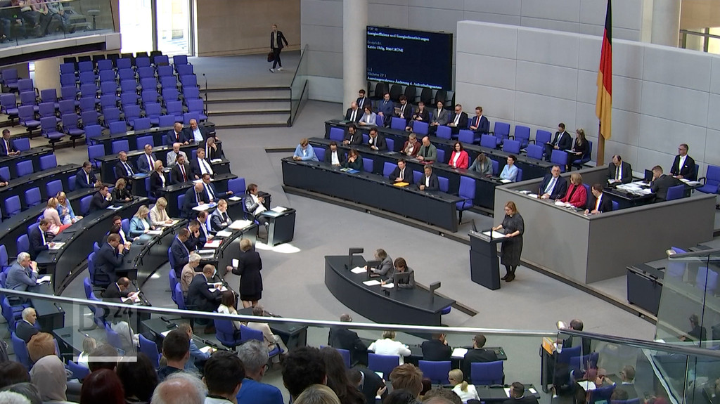 Plenarsitzung im Deutschen Bundestag.