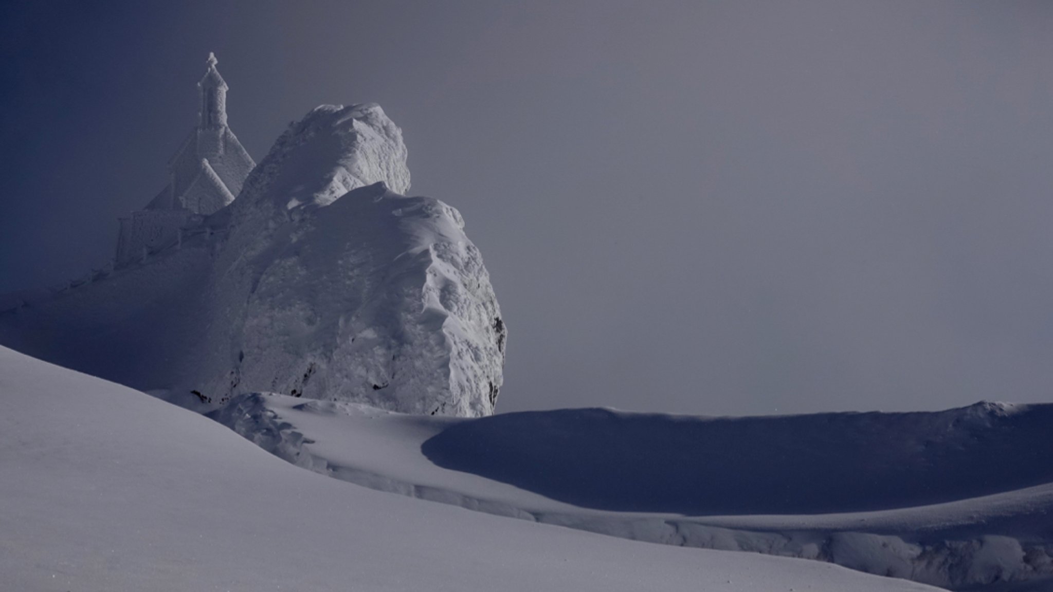 Winterwetter am Wendelstein