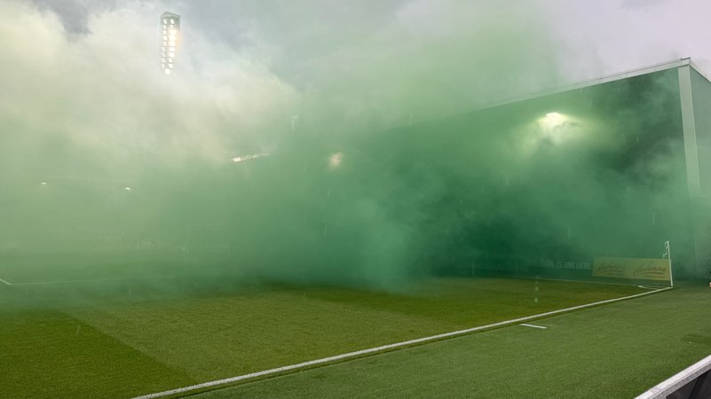 Stadioneröffnung bei Austria Lustenau. | Bild: picture alliance / kolbert-press | kolbert-press/Christian Kolbert Stadioneröffnung bei Austria Lustenau.