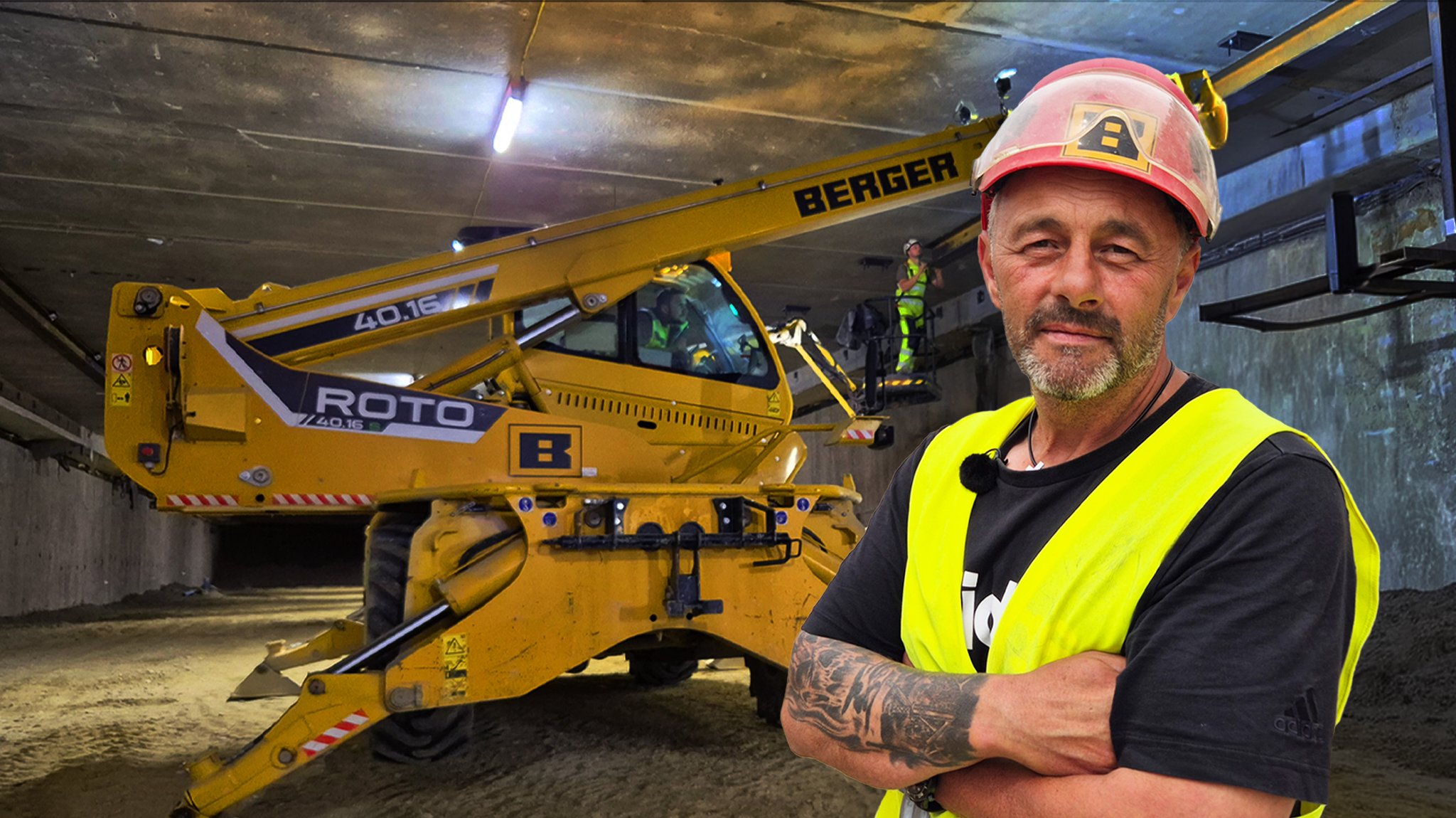 Markus Rodler, Polier auf der U5-Baustelle in München | Bild: BR / Anna Bachner Markus Rodler, Polier auf der U5-Baustelle in München