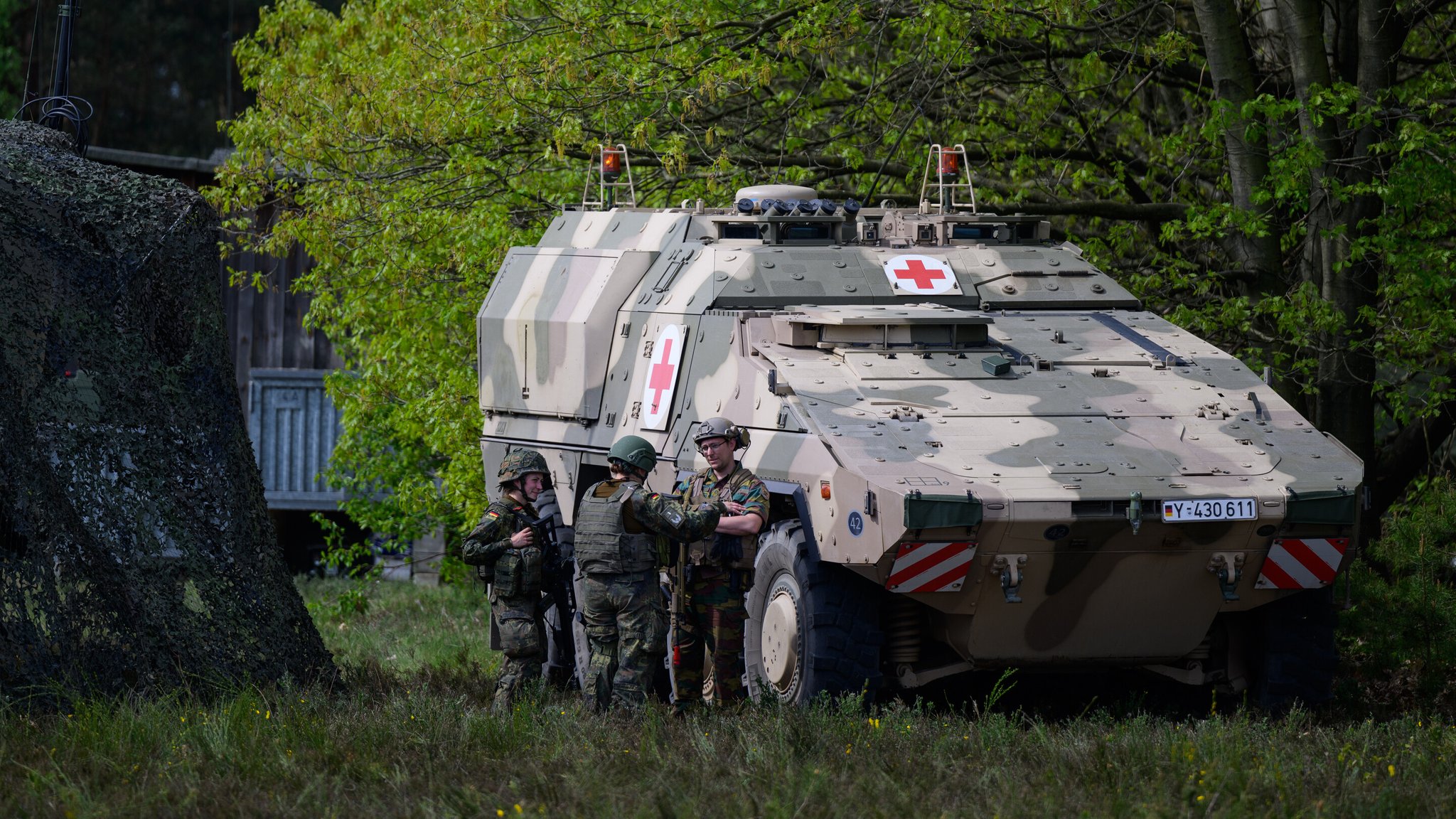 Radpanzer Boxer der Bundeswehr als Sanitätsfahrzeug