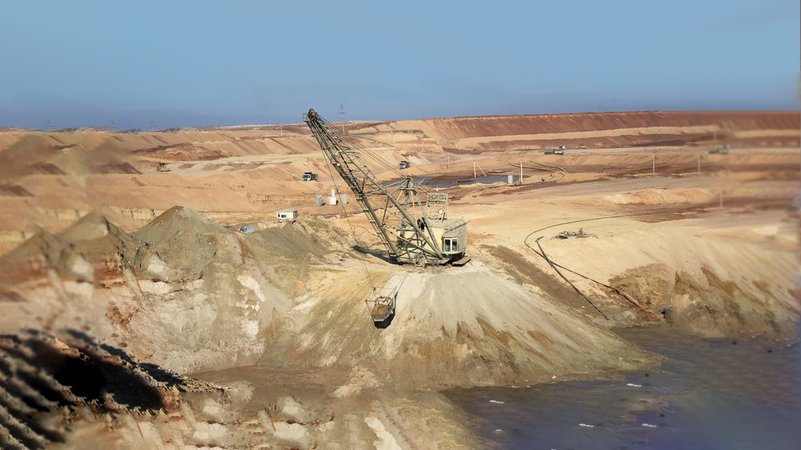 Rohstoff-Abbau in der Ukraine | Bild: BR Rohstoff-Abbau in der Ukraine