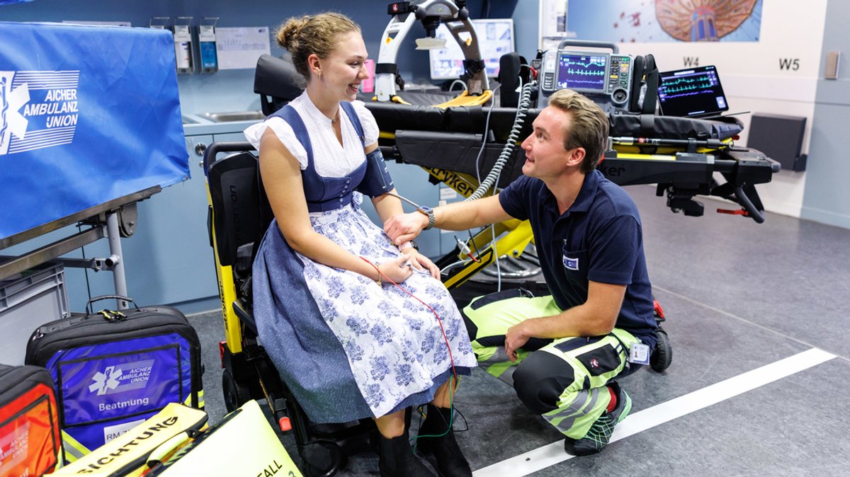 Oktoberfest: Sanitätsstation ist schon einsatzbereit