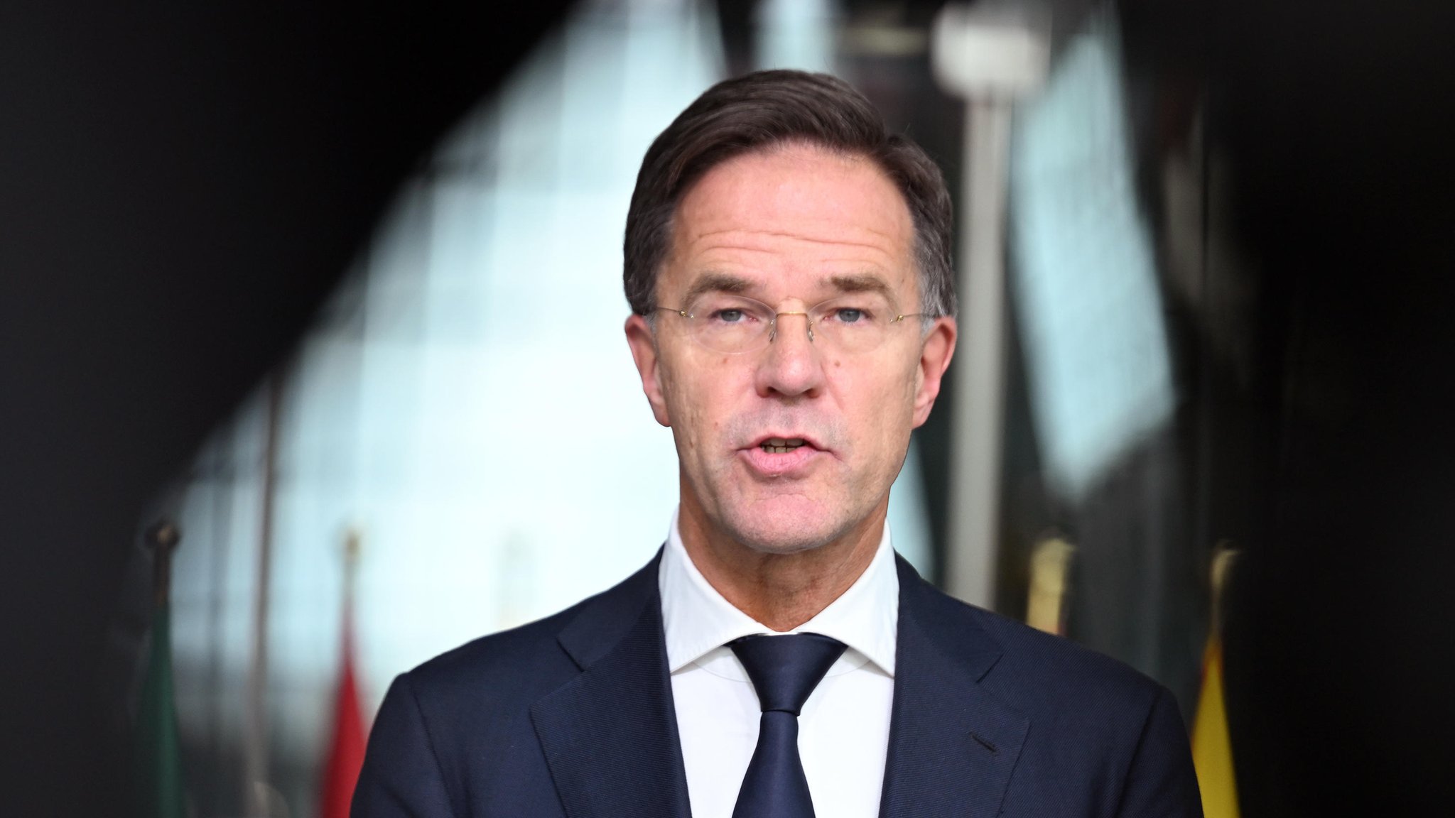 Mark Rutte heute in Brüssel