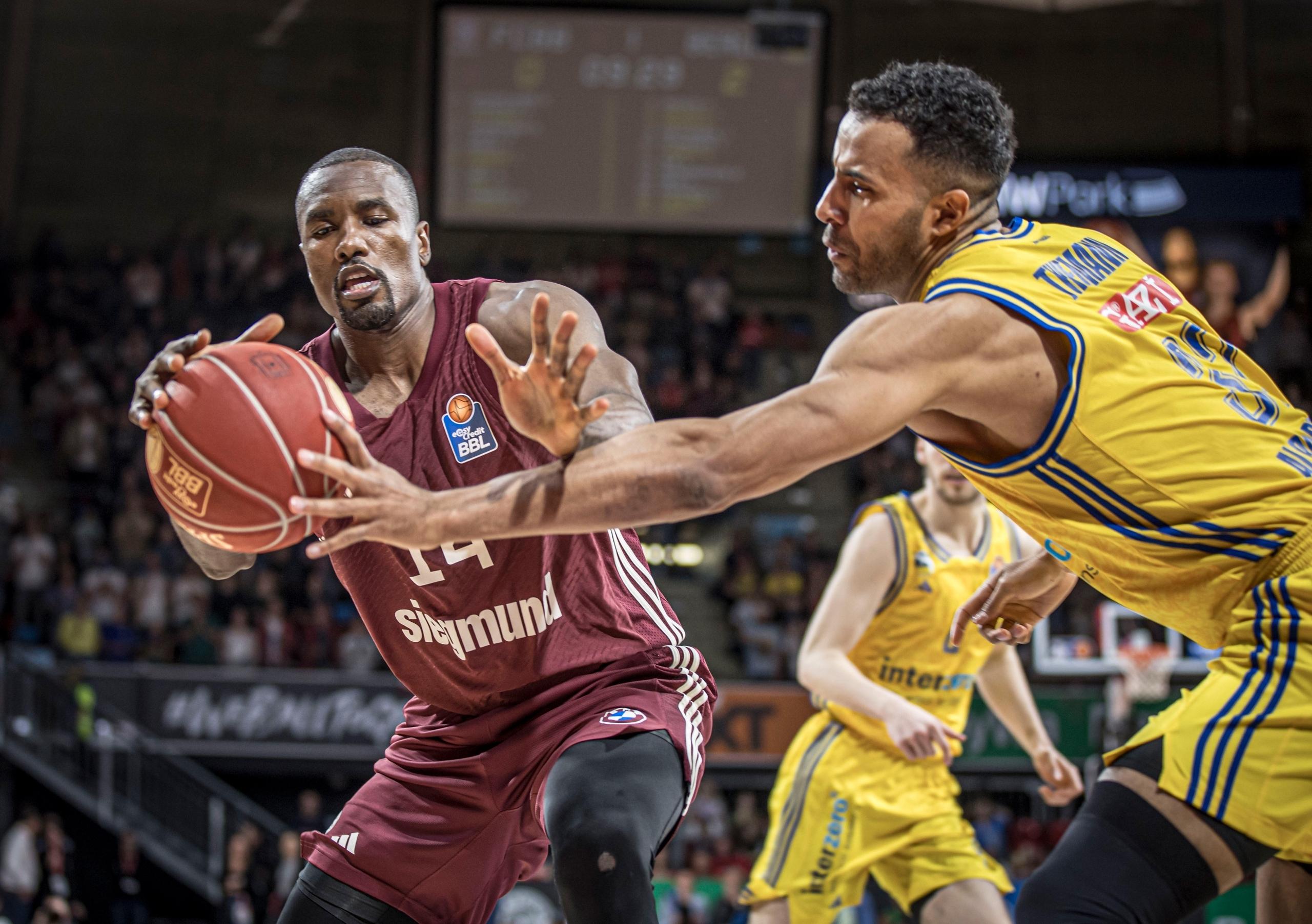 Spielszene FC Bayern Basketball - Alba Berlin