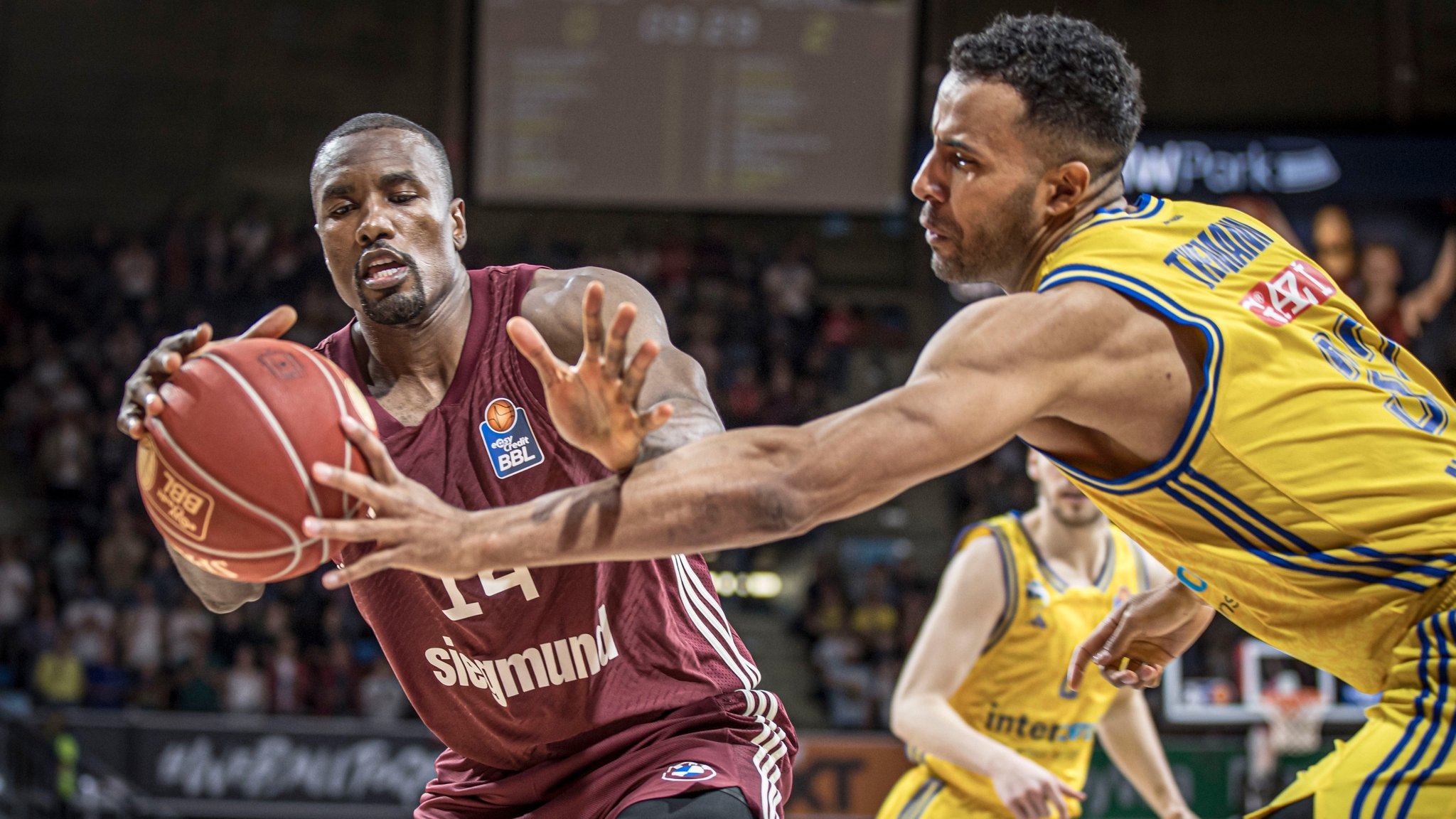 Spielszene FC Bayern Basketball - Alba Berlin