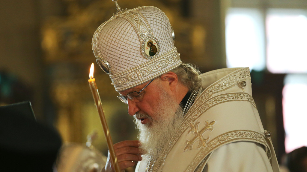 Der russisch-orthodoxe Patriarch von Moskau Kyrill I. 