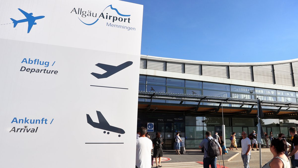 Pfingstferien: Flughafen Memmingen erwartet 130.000 Passagiere