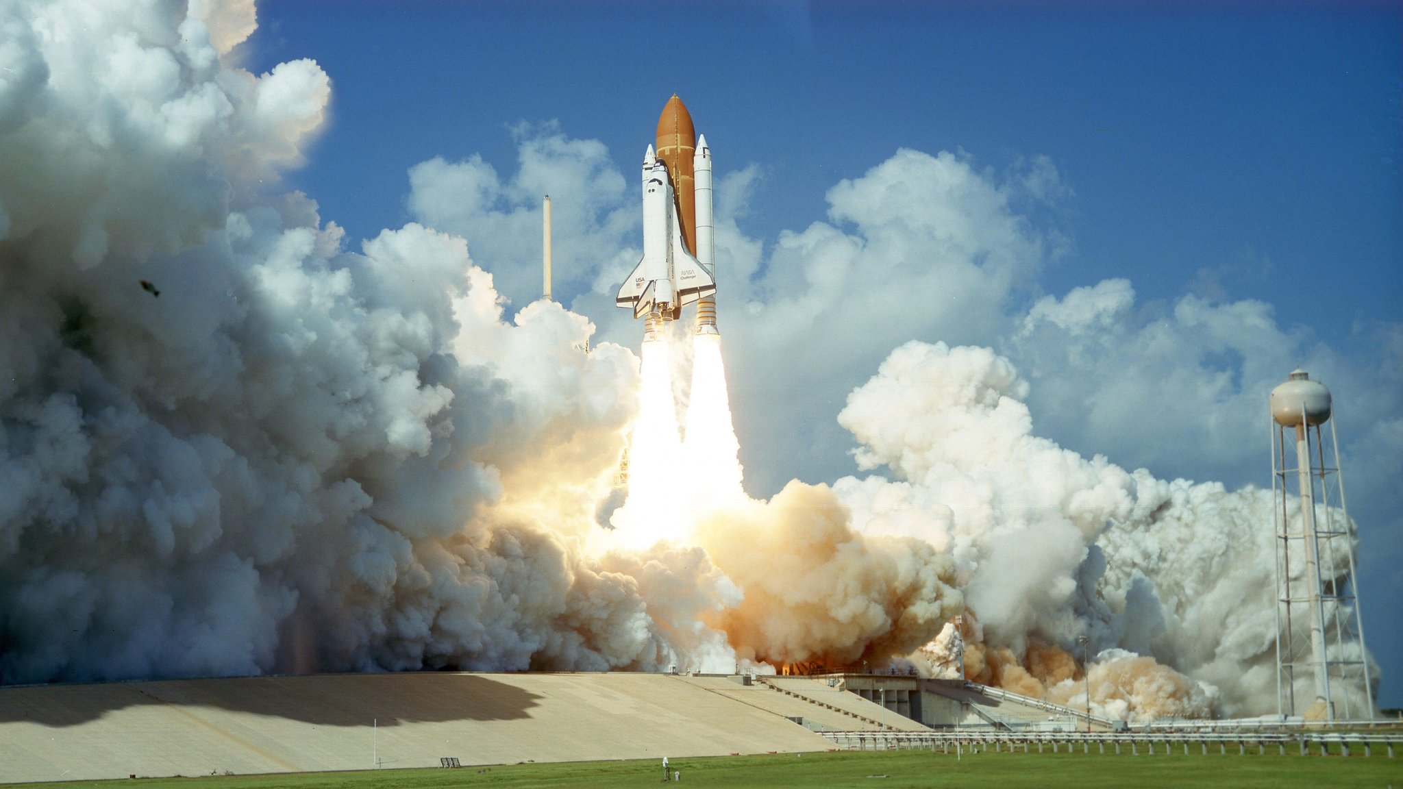 Strat der Raumfähre Challenger am 28. Januar 1986