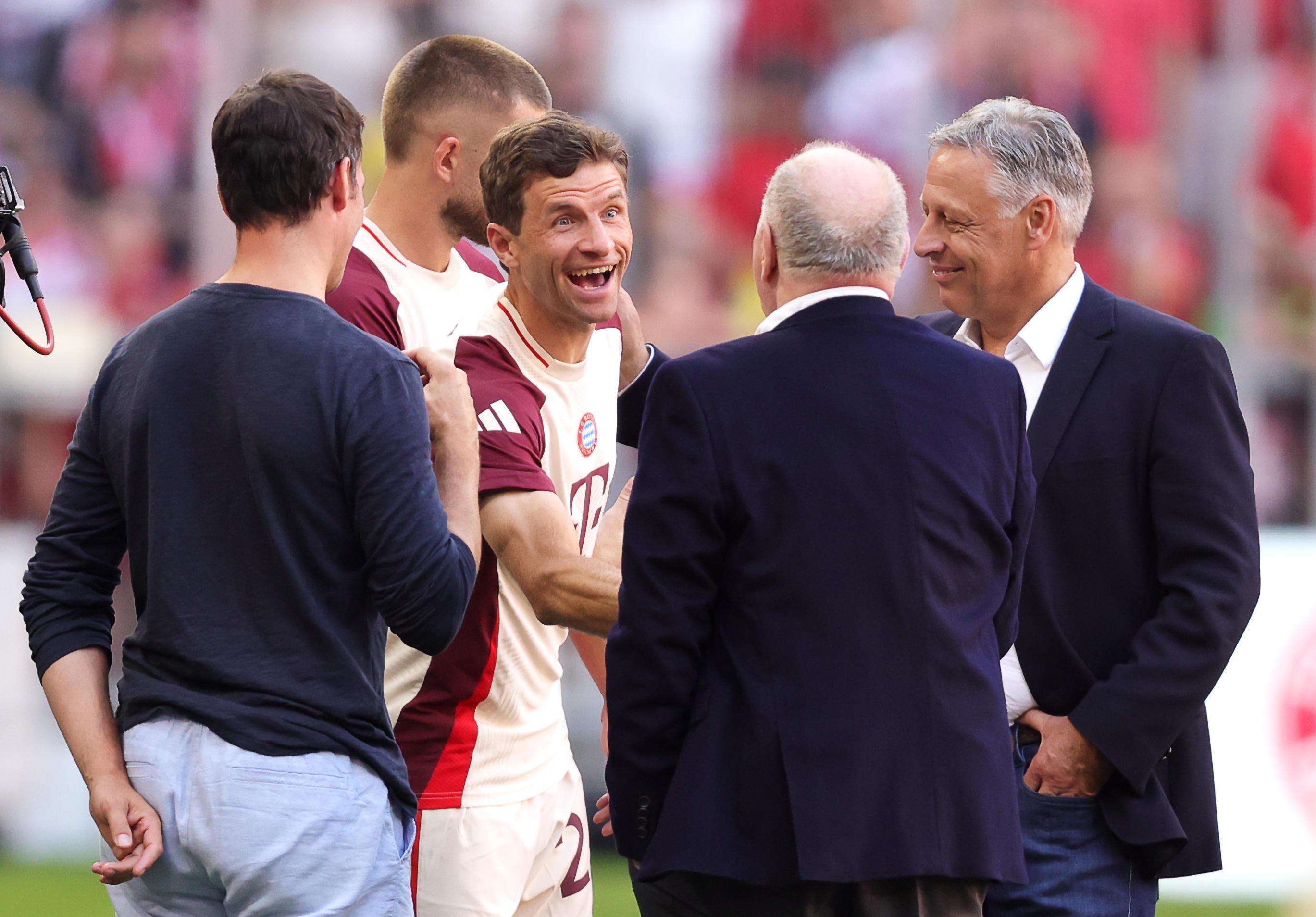 Thomas Müller und Uli Hoeneß