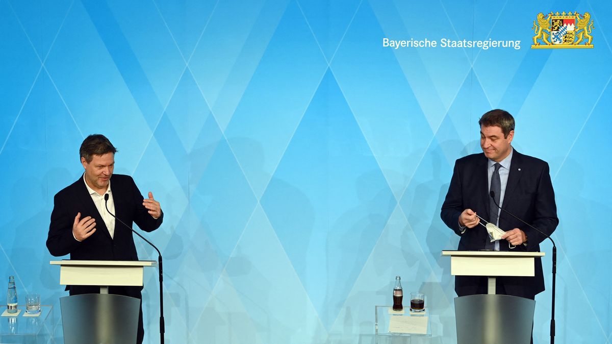 Wirtschaftsminister Robert Habeck und Ministerpräsident Markus Söder haben in München über den Windkraftausbau in Bayern gesprochen.