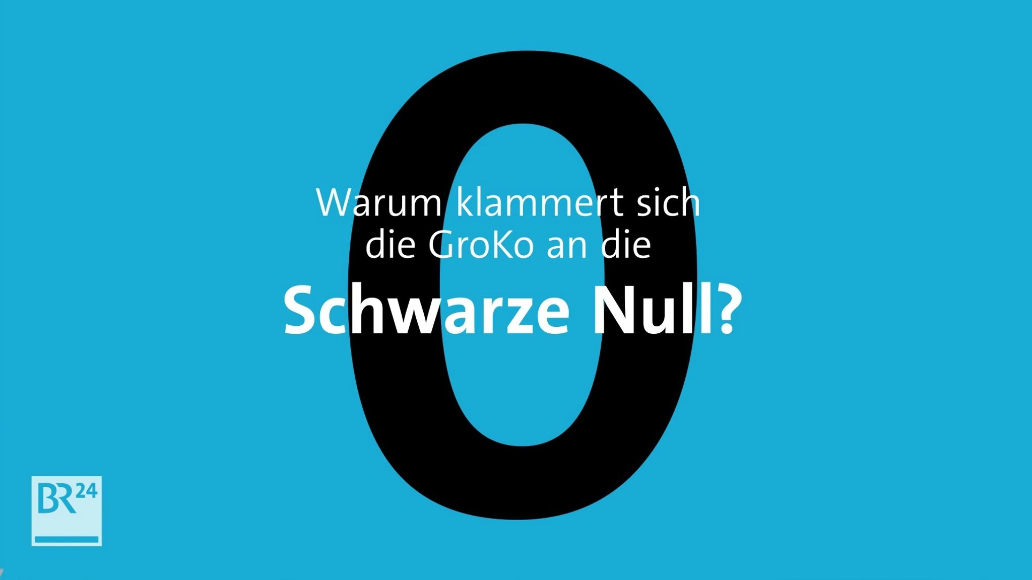 Warum klammert sich die GroKo an die Schwarze Null?