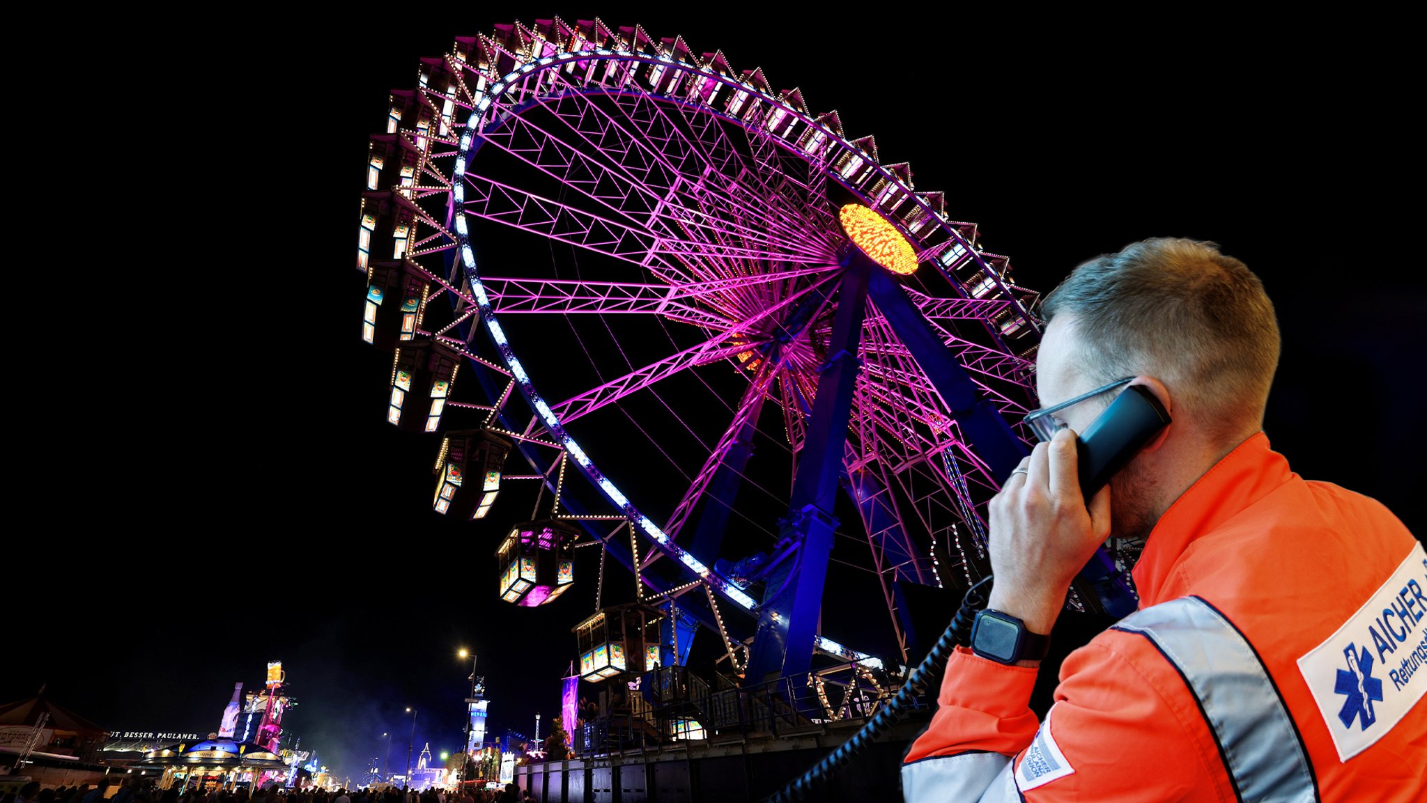 Nachts auf dem Oktoberfest: Heimliche Helden der Wiesn