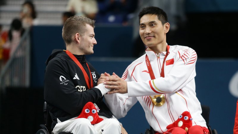 Thomas Schmidberger und Panfeng Feng | Bild: picture alliance / Pressefoto Baumann Thomas Schmidberger und Panfeng Feng