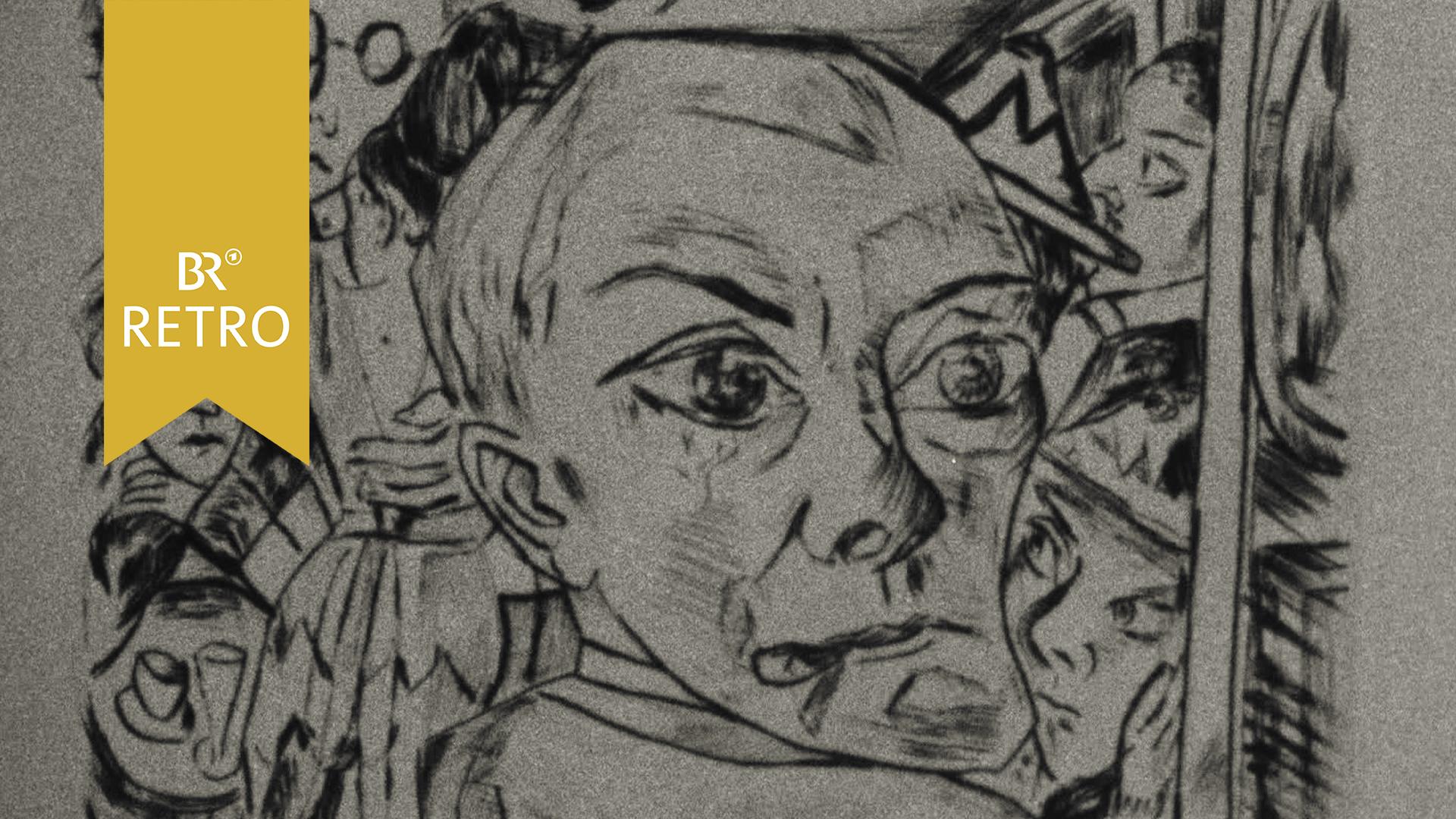 Selbstporträt von Max Beckmann.