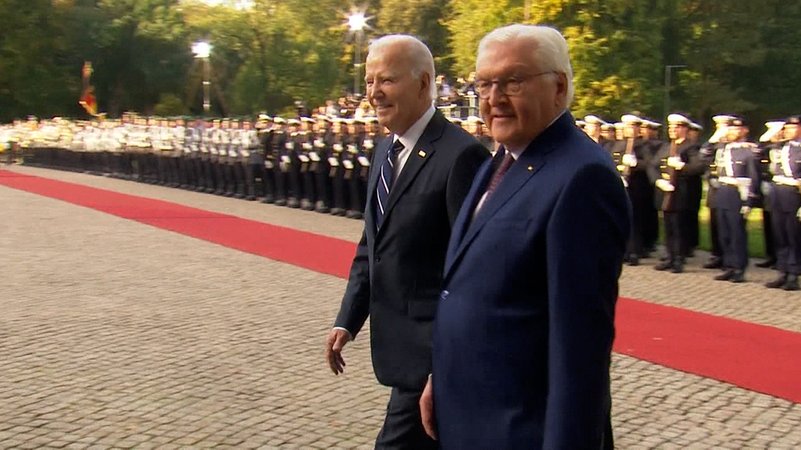 Joe Bidens Abschiedsbesuch in Deutschland | Bild: BR Joe Bidens Abschiedsbesuch in Deutschland