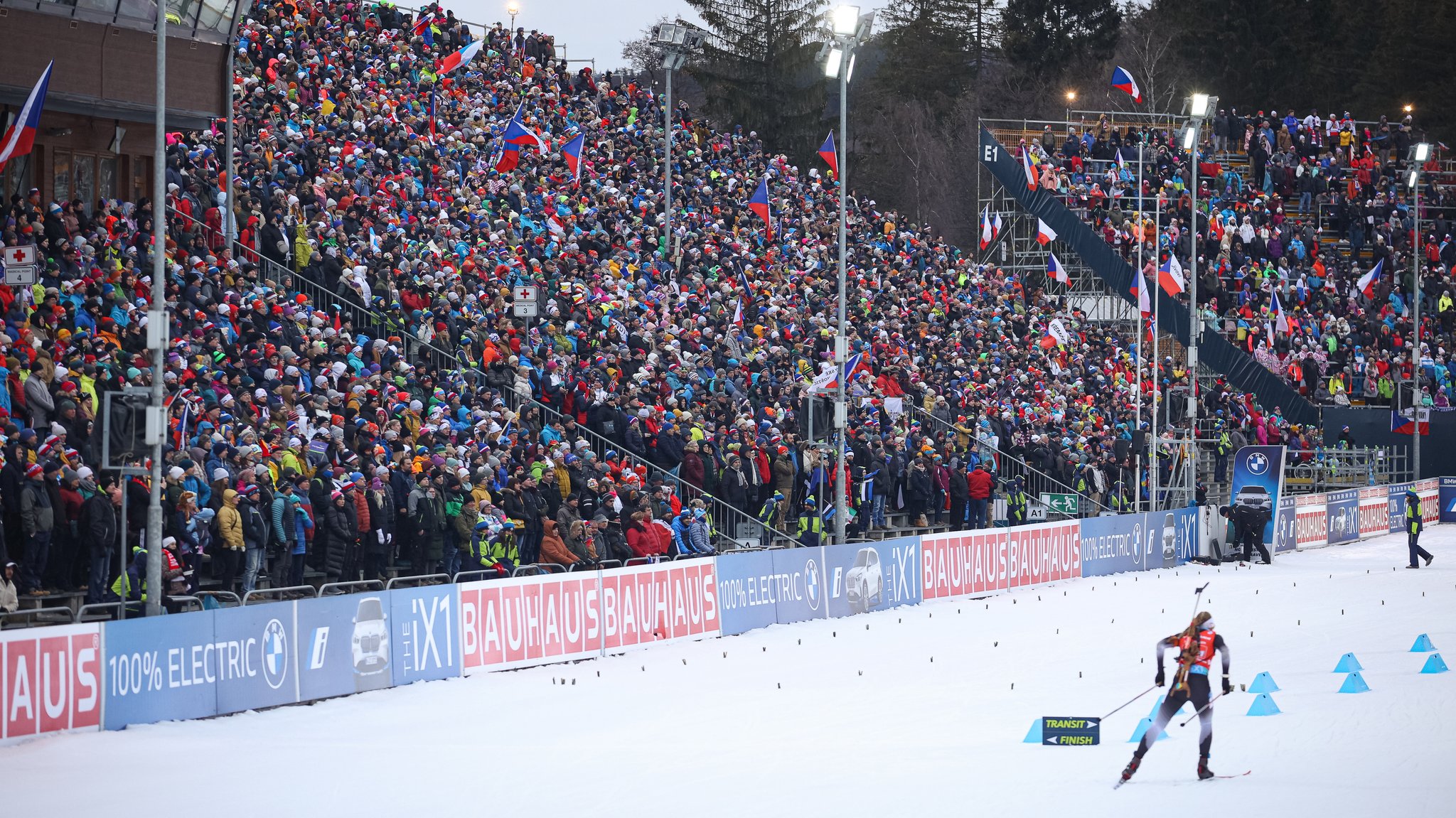 Das Biathlonstadion in Nove Mesto