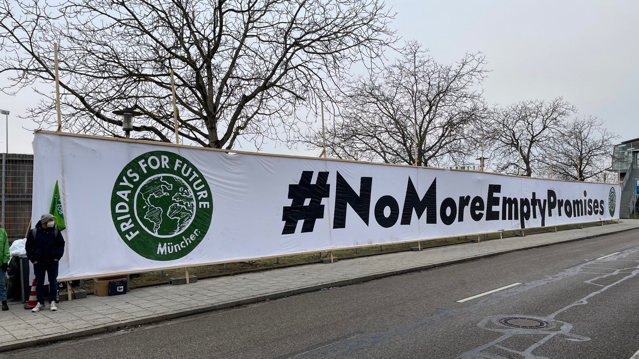 Fridays for Future-Aktivisten fordern mehr Klimaschutz vom Münchner Stadtrat