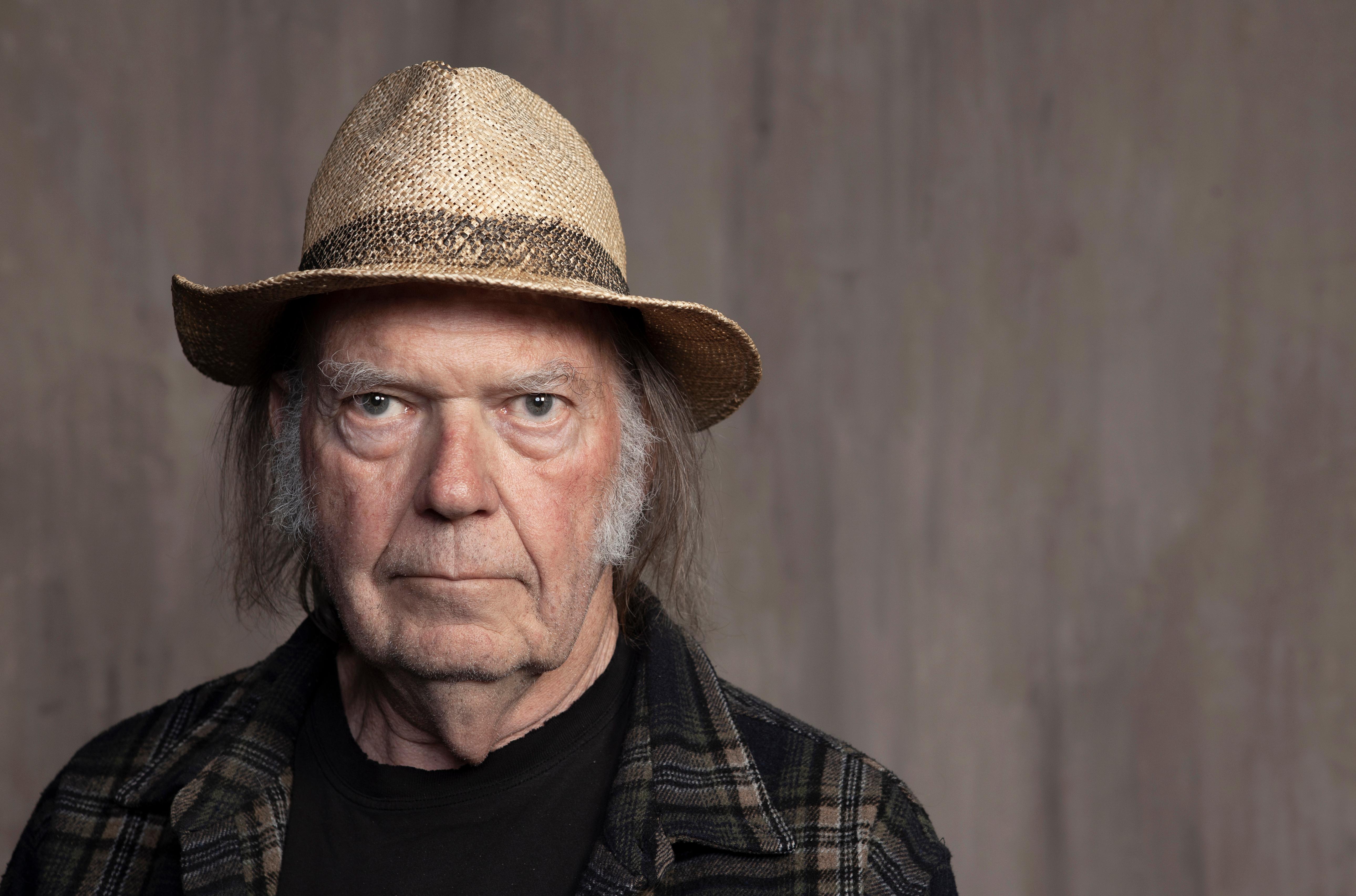 Der kanadische Sänger Neil Young 