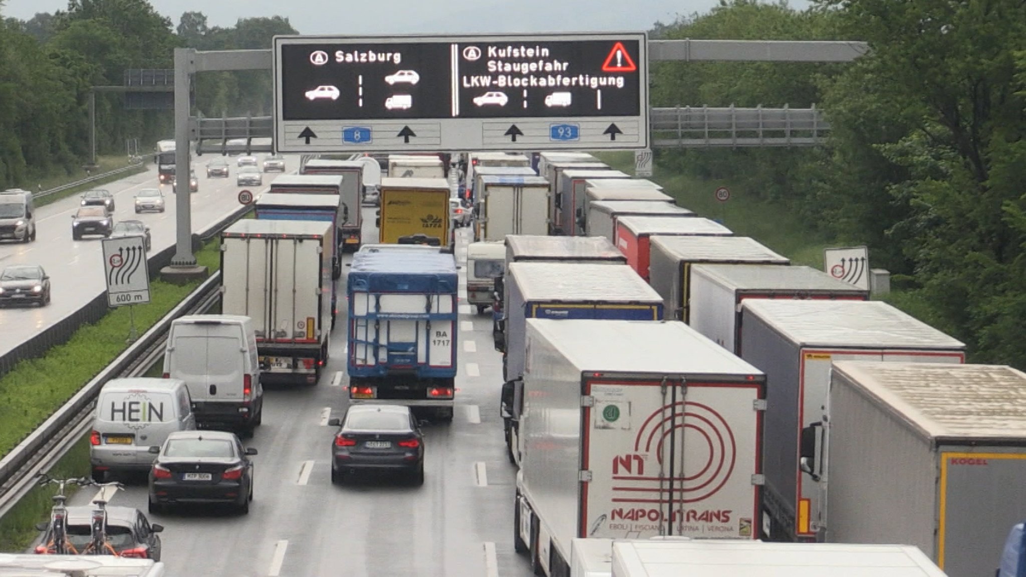 Der Winterverkehr im Inntal