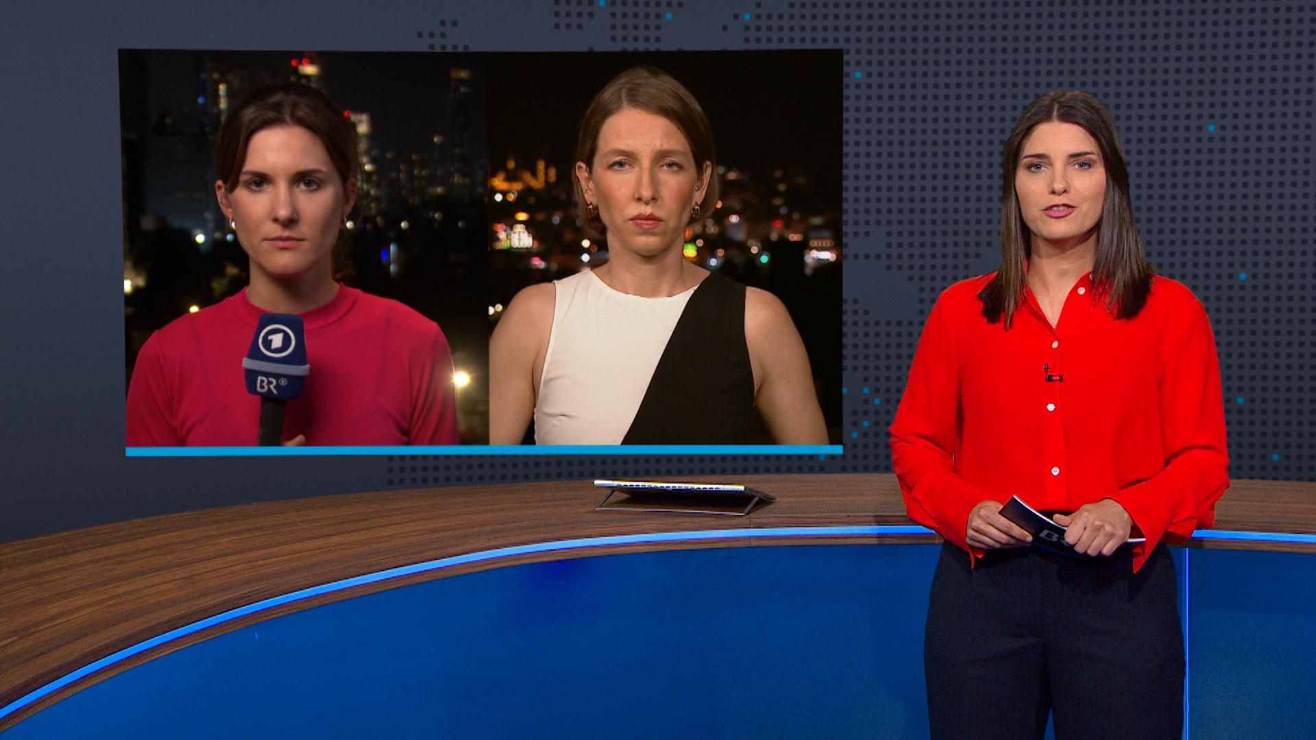 Die ARD-Korrespondentinnen in Tel Aviv und Istanbul zur Lage in Nahost