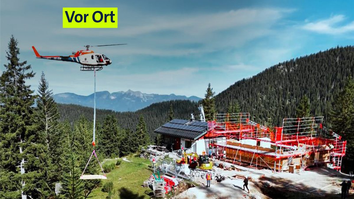 Herausforderung in den Alpen: Sie retten die Hochlandhütte