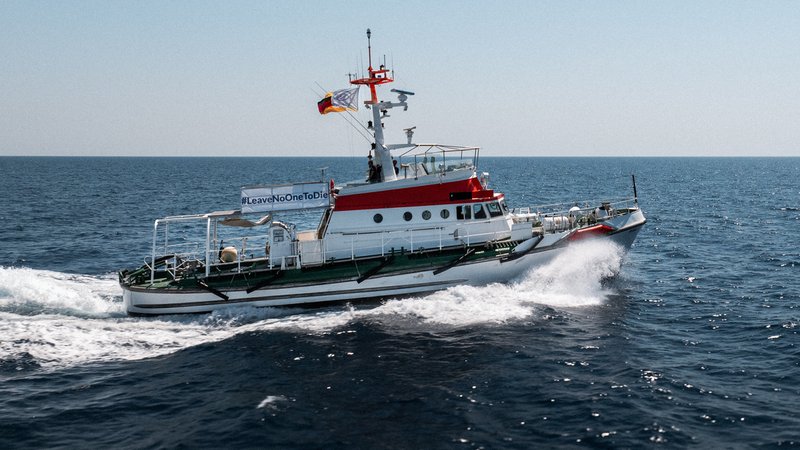 Die Sea Eye 5 im Einsatz | Bild: Sea Eye/Maik Lüdemann Die Sea Eye 5 im Einsatz