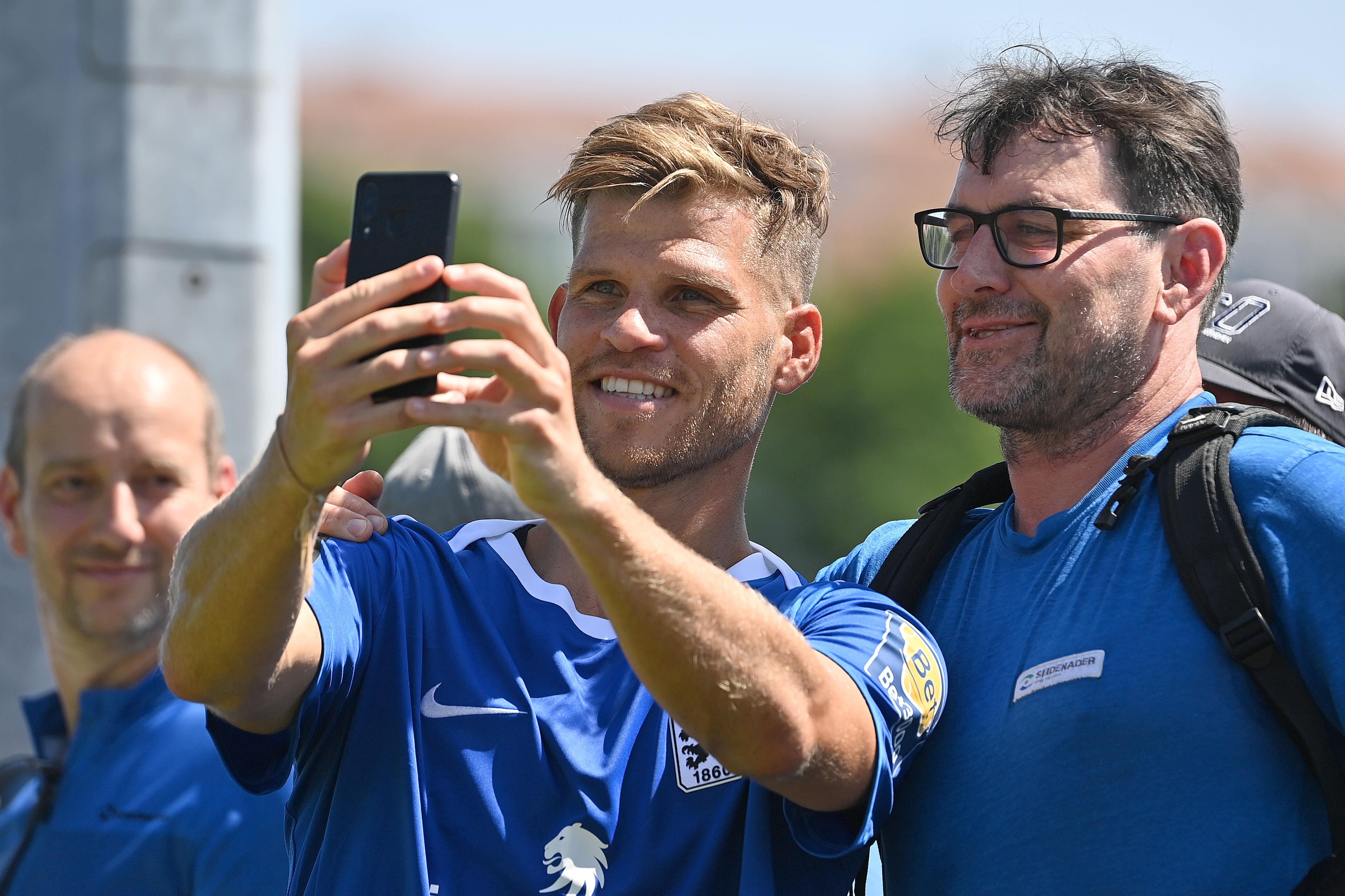 Florian Niederlechner beim Auftakttraining