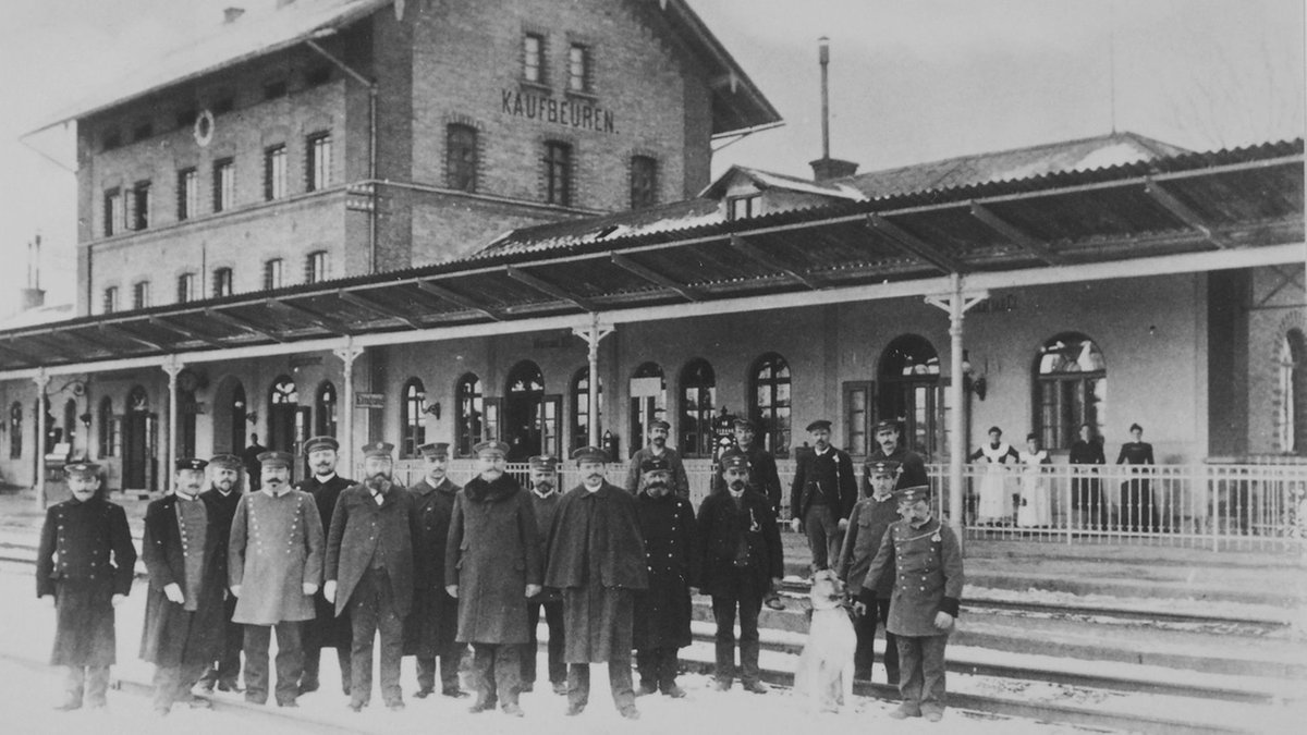 175 Jahre Eisenbahn in Kaufbeuren: Bahnhofsfest mit Zugtaufe