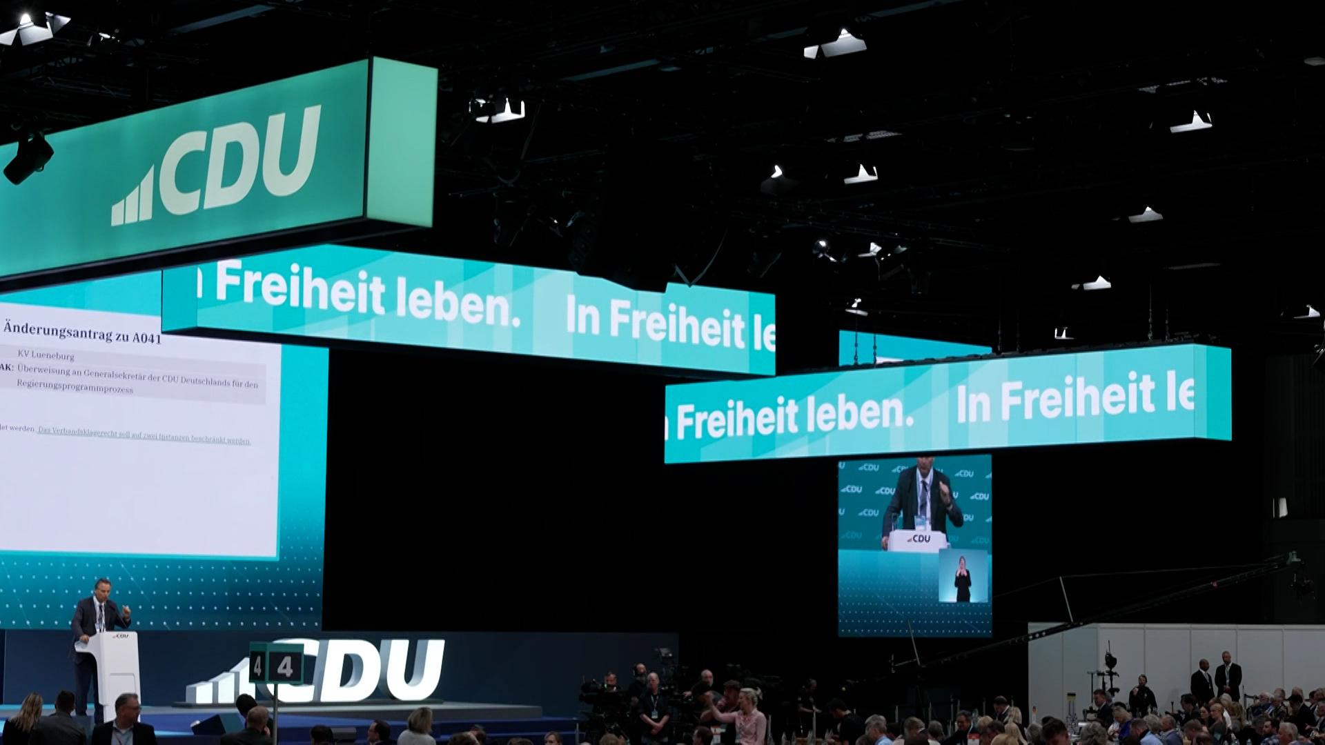 Bundesparteitag der CDU in Berlin