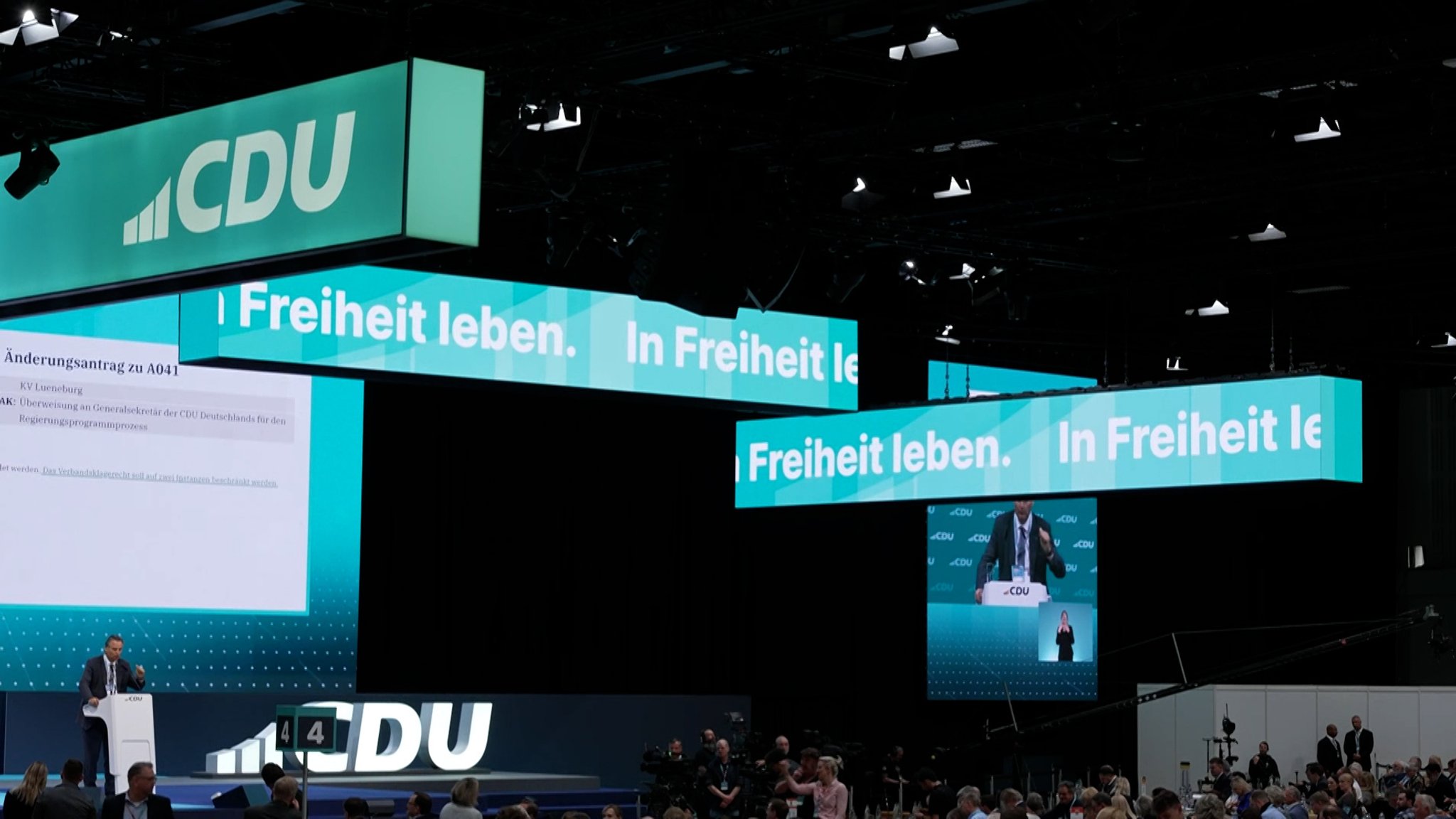 Bundesparteitag der CDU in Berlin