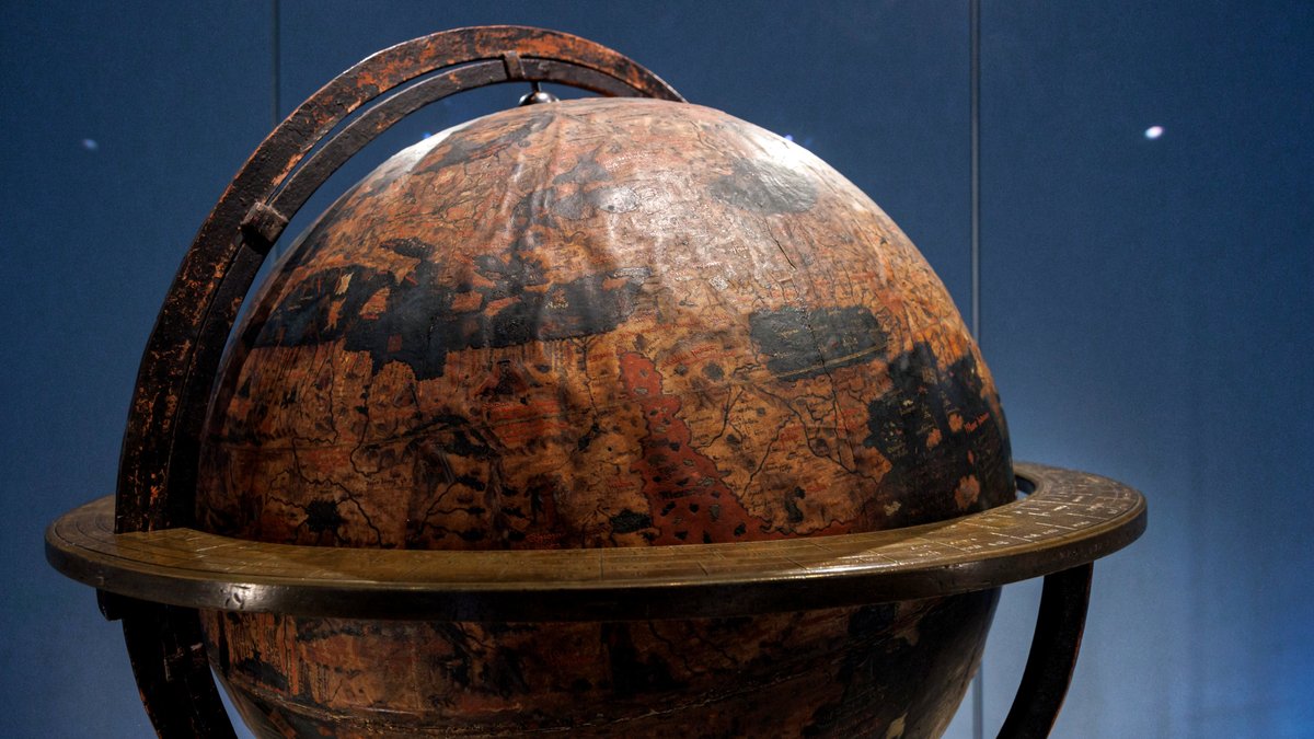 Der "Behaim-Globus" aus dem Jahr 1492 ist im Germanischen Nationalmuseum ausgestellt.