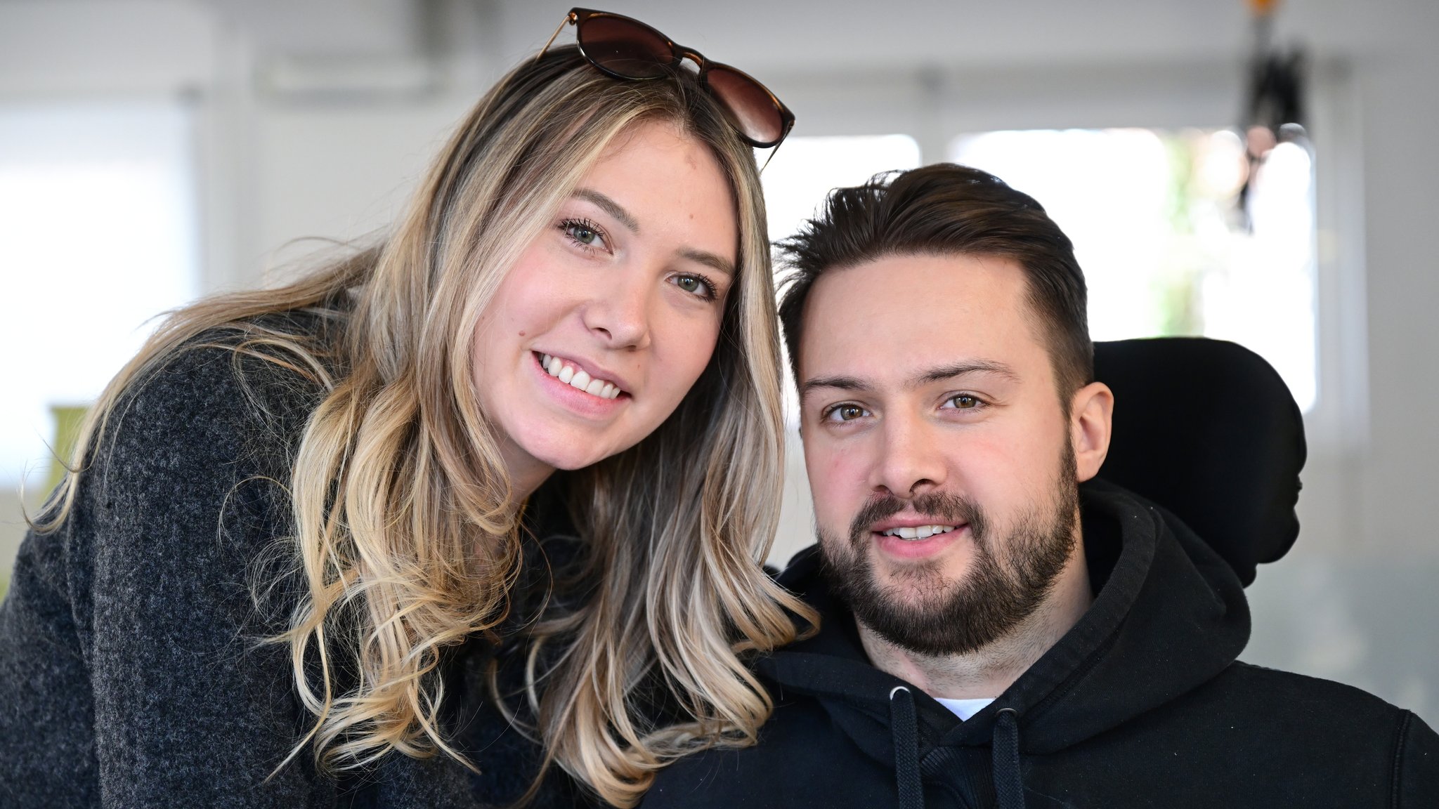 Mike Glemser mit seiner Freundin Lara Lindmayer