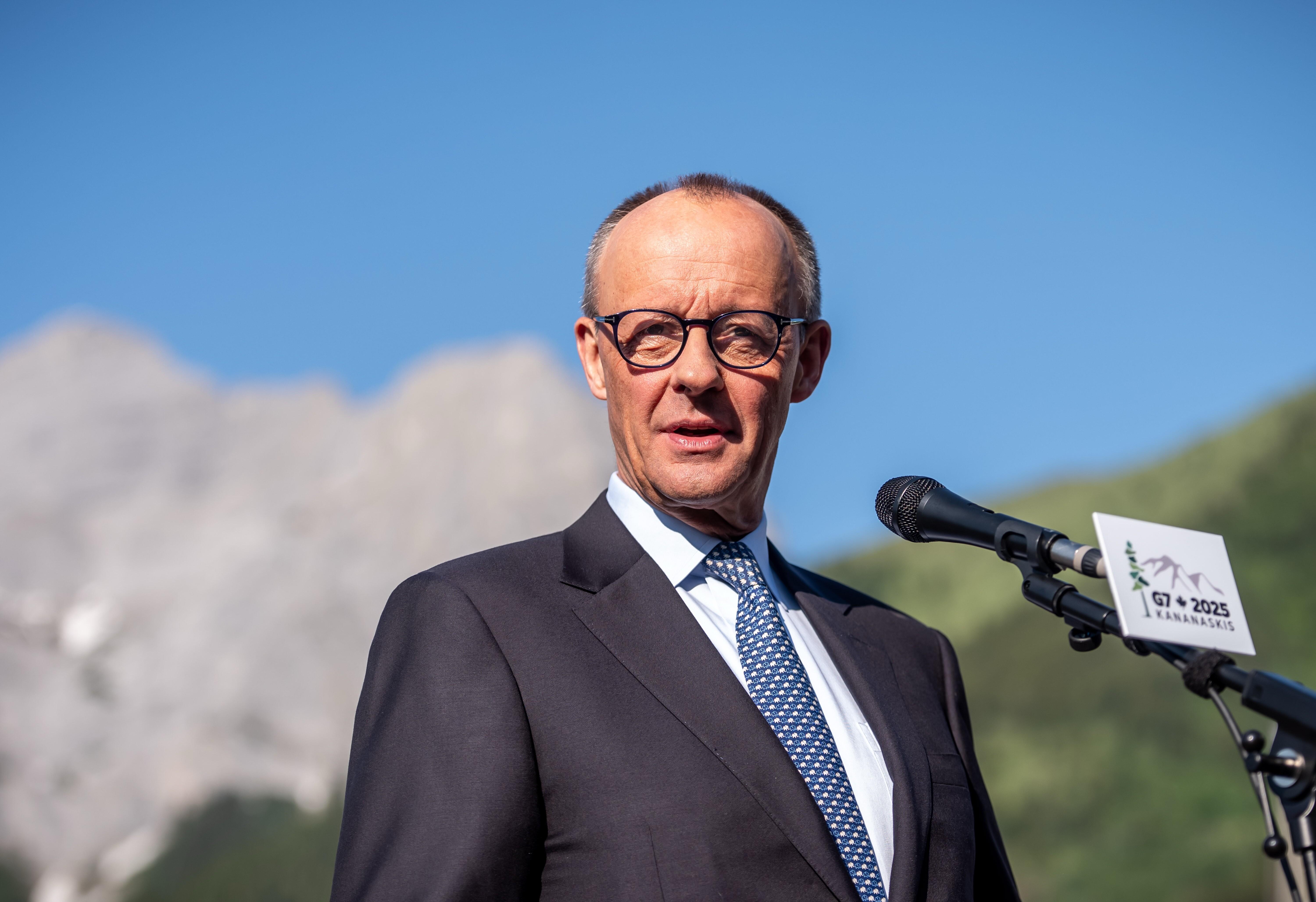 Bundeskanzler Merz auf dem G7 Gipfel in Kanada