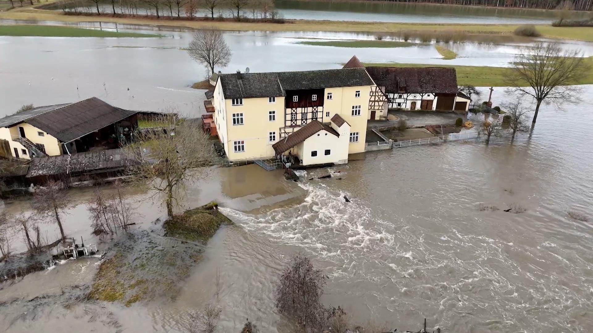 Hochwasser-Lage in Nordbayern bleibt angespannt