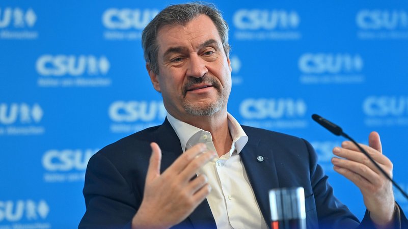 CSU-Chef Markus Söder | Bild: picture alliance / SvenSimon | Frank Hoermann CSU-Chef Markus Söder