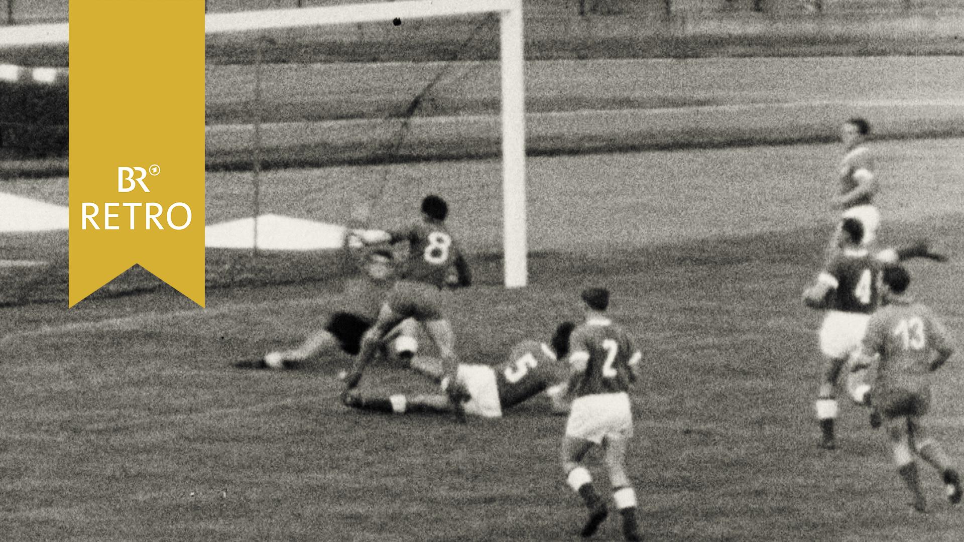 BR Retro Fußball Schwaben Augsburg BC Augsburg 1961