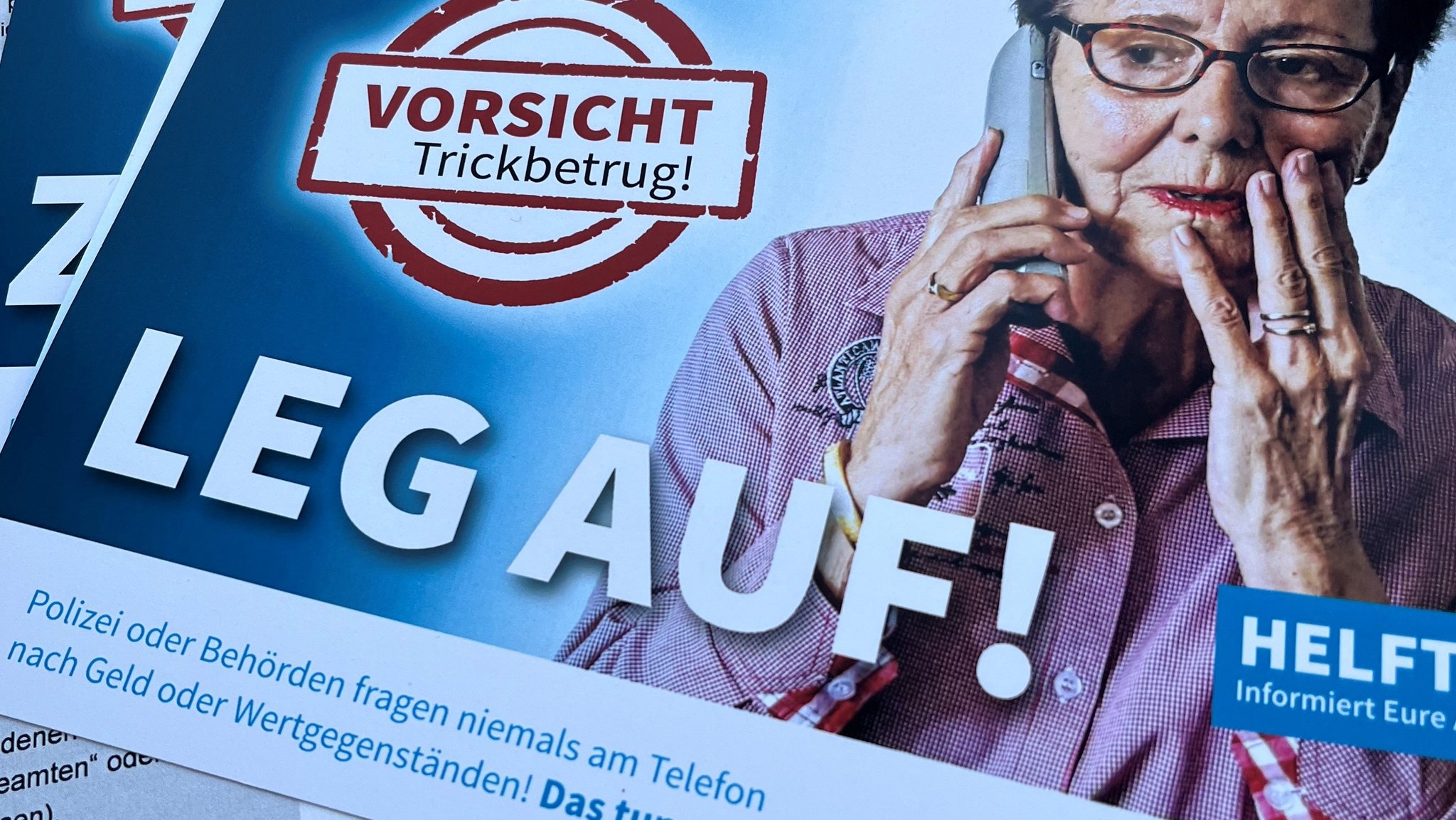 Nur Betrüger fragen am Telefon nach Geld oder Wertgegenständen