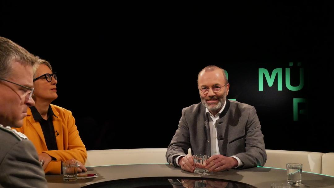 Manfred Weber, EVP-Vorsitzender zu Gast in der Münchner Runde