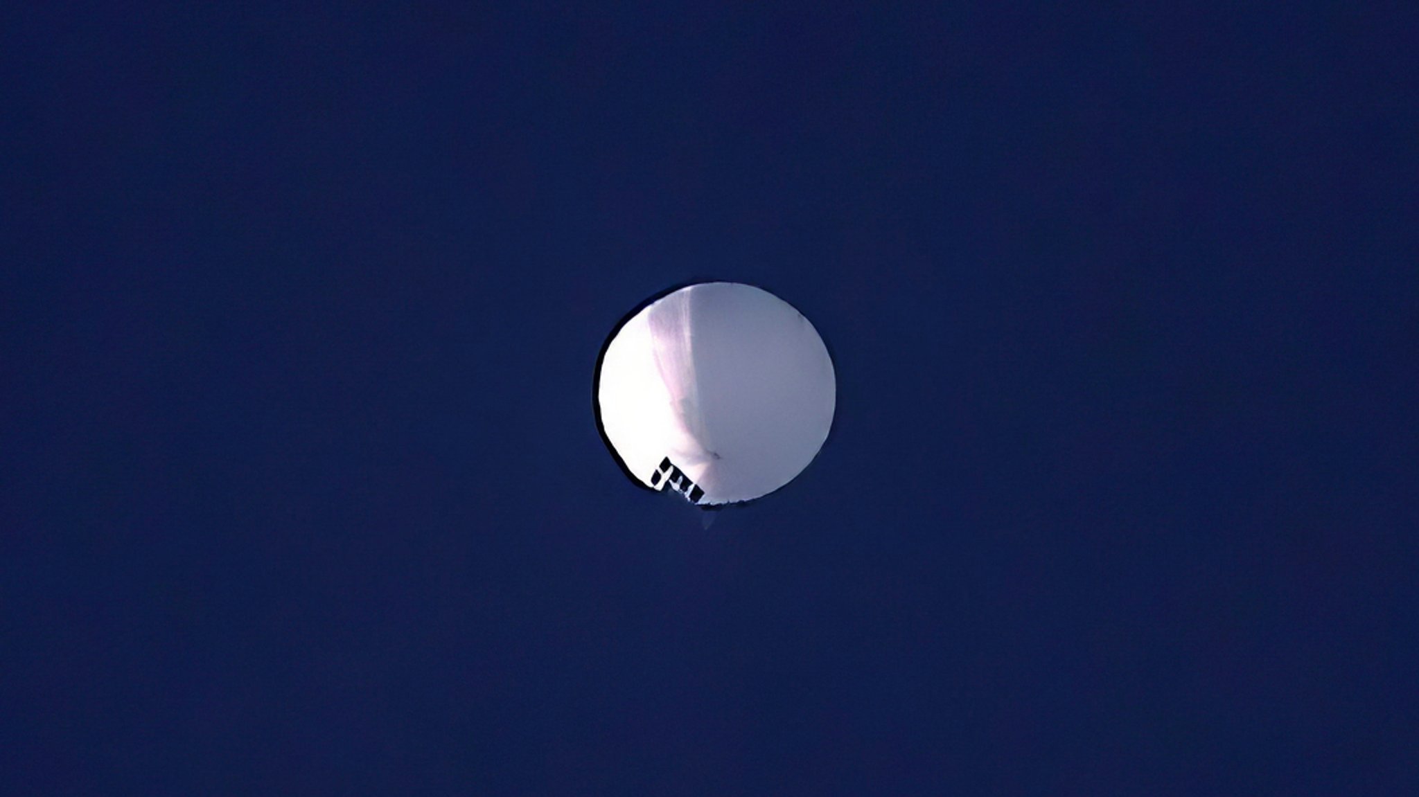 Ein Höhenballon schwebte am Mittwoch über Billings im US-Bundesstaat Montana.