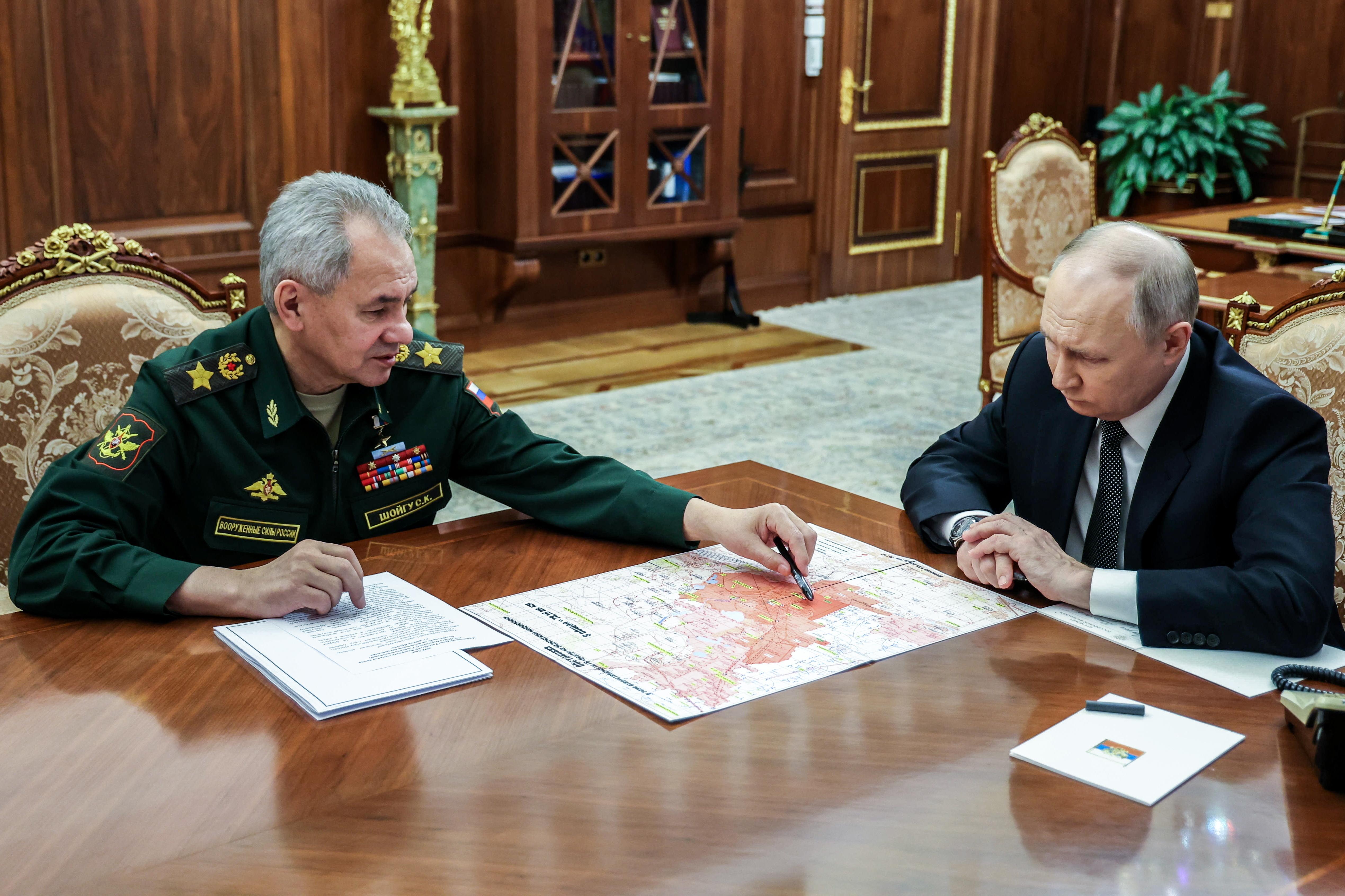 Kriegsrat am 20. Februar im Kreml 