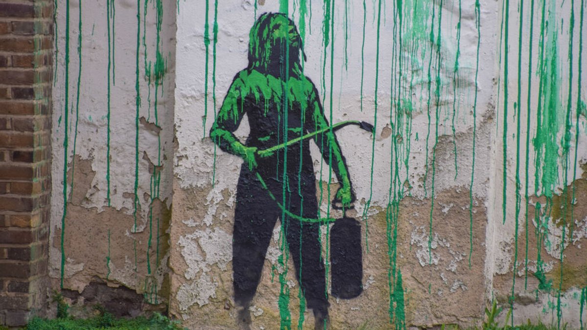 Mehr Grün in Sozialsiedlung: Ein neuer Banksy in London