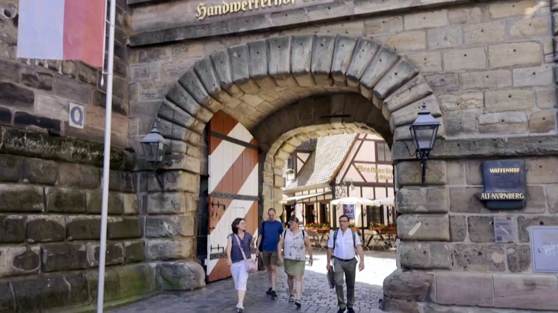 Handwerkerhof in Nürnberg | Bild: BR Handwerkerhof in Nürnberg