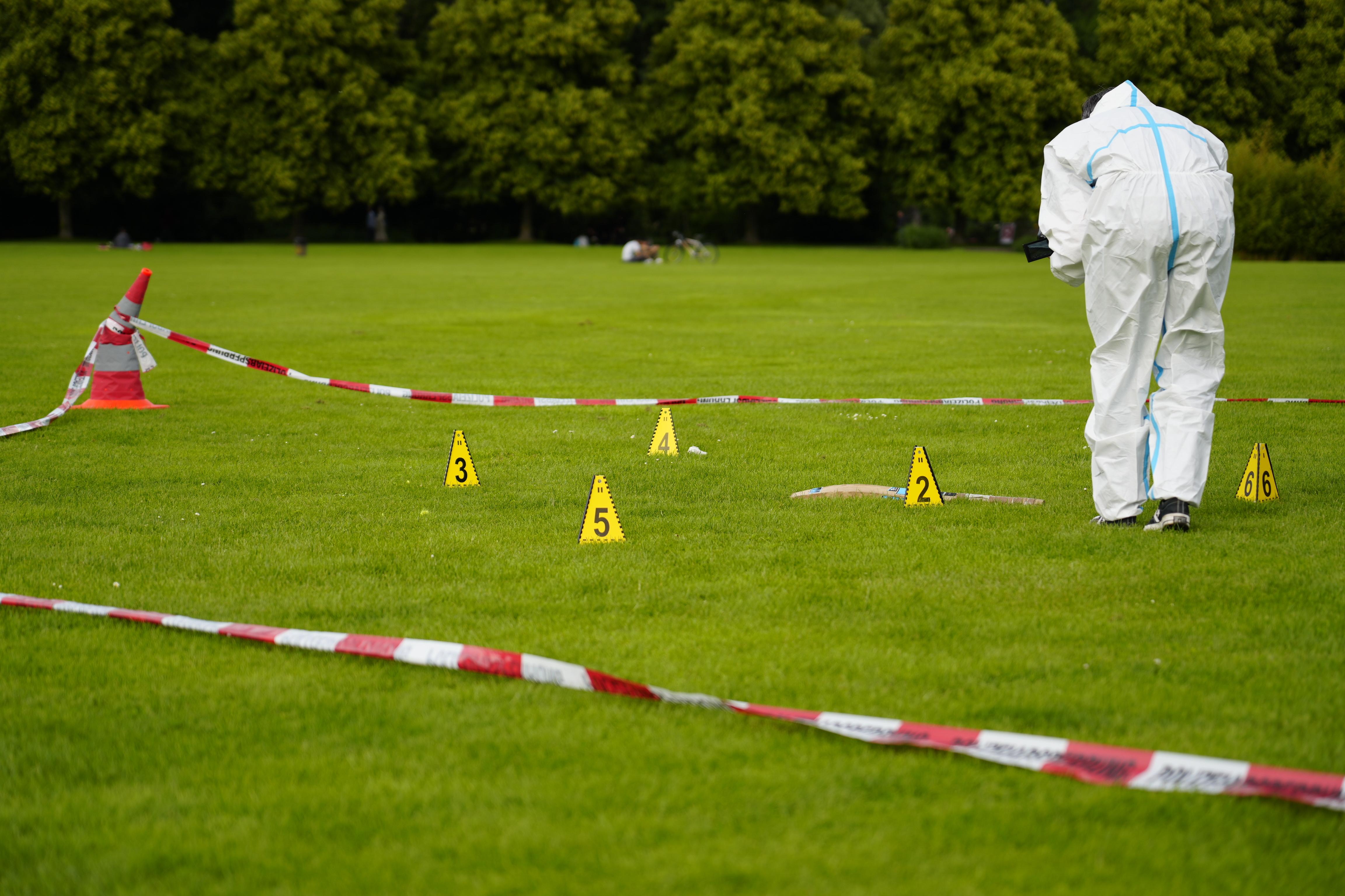 Der Tatort im Klenzepark in Ingolstadt
