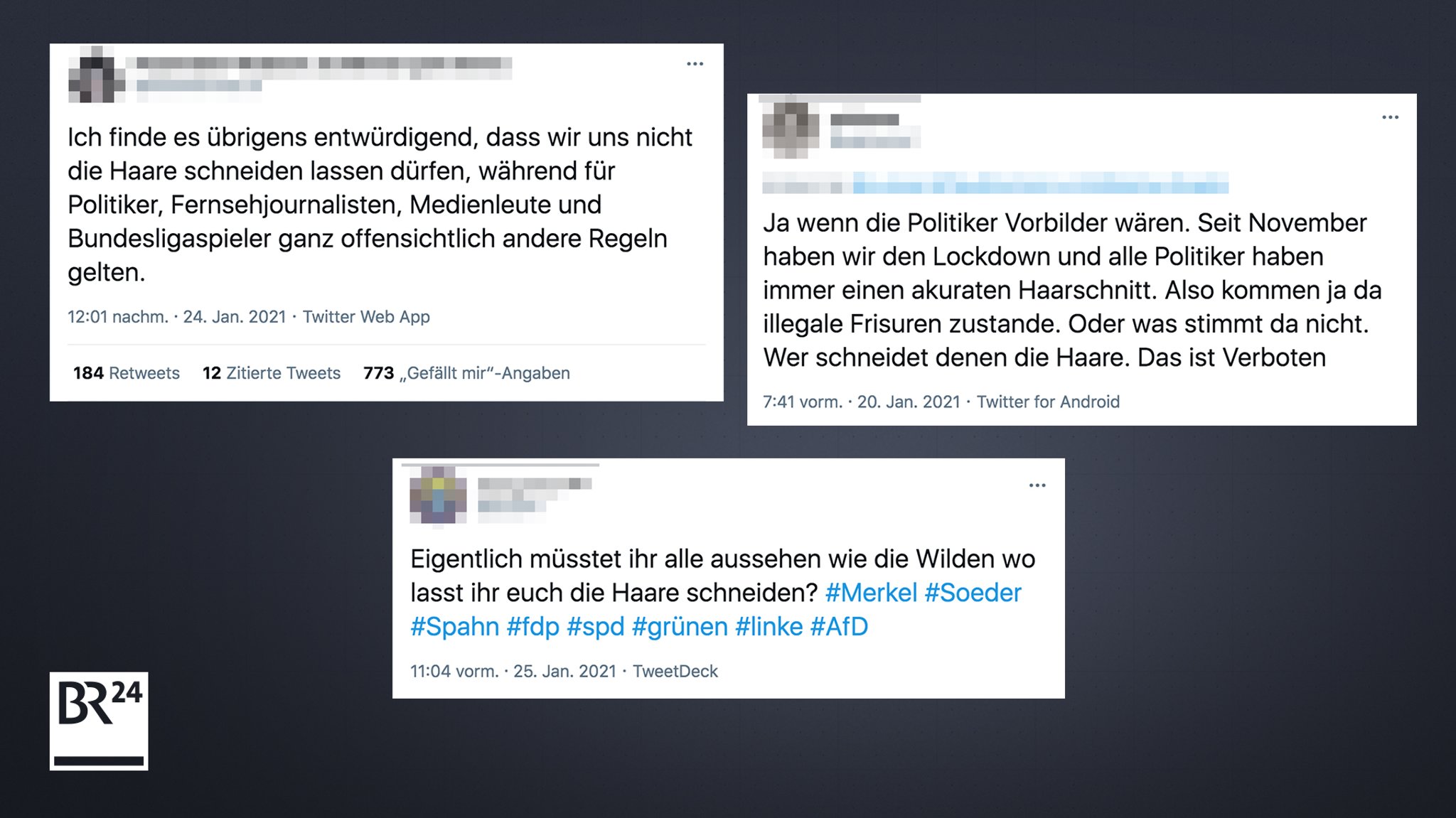 Screenshots: Aufregung im Netz