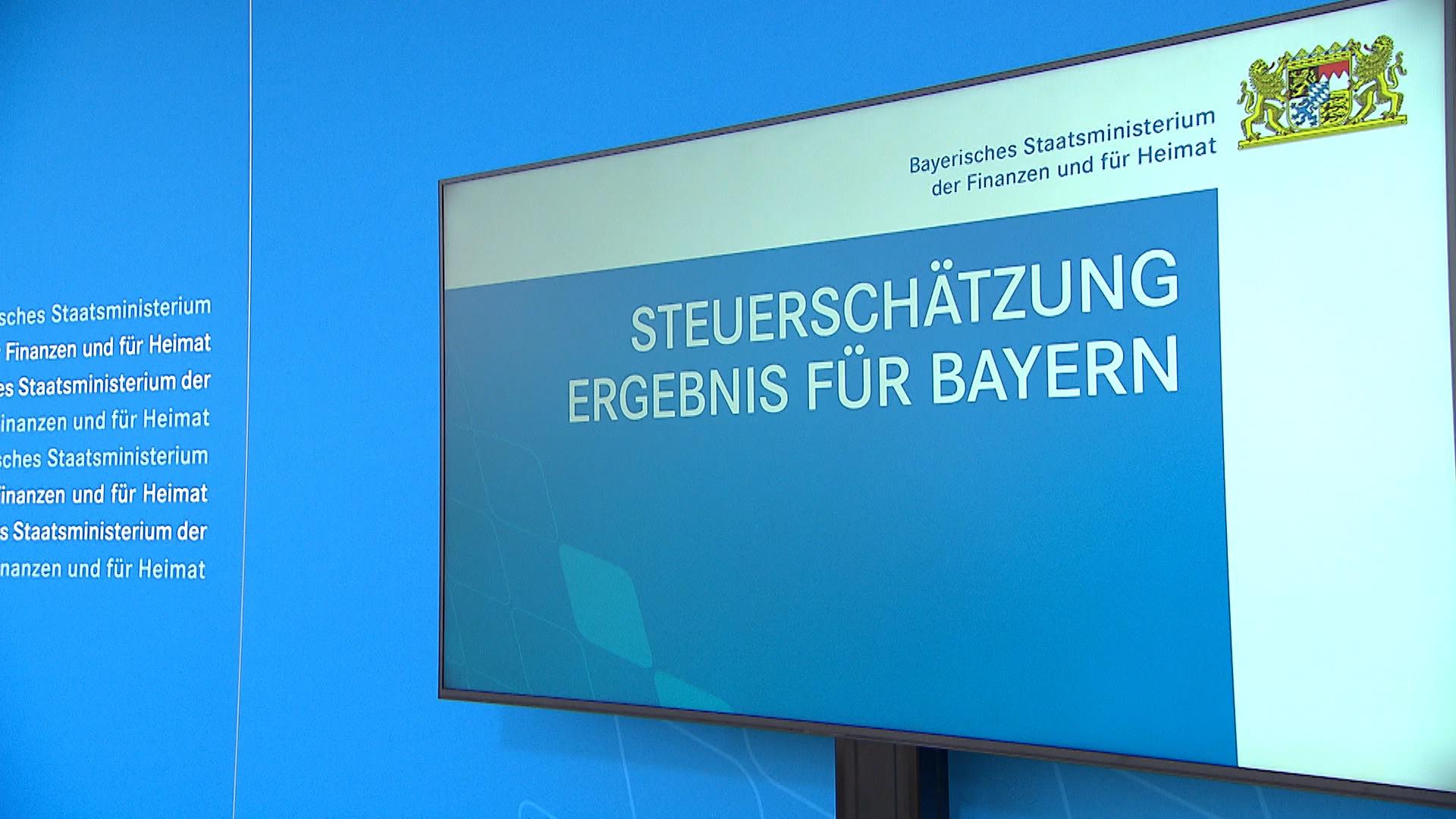 Bildschirm im Bayerischen Finanzministerium.